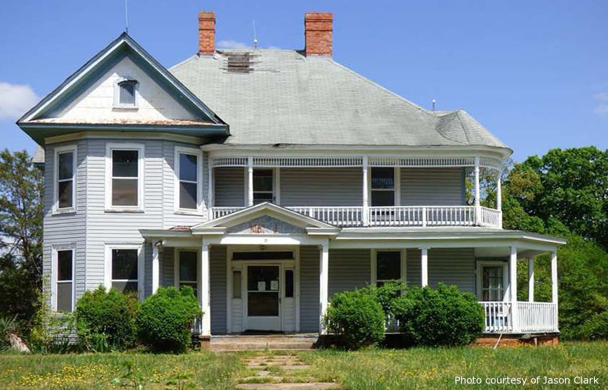 Unknown Residence, a beautiful historic home in Chase City, VA, designed by architect George F. Barber.