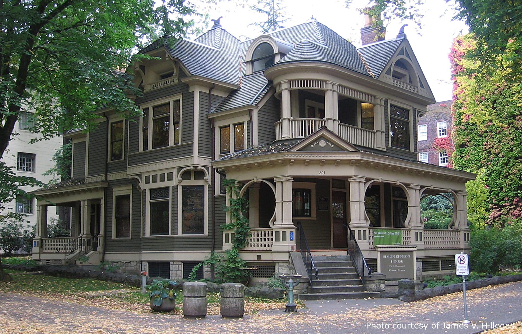 Benson Residence, a beautiful historic home in Portland, OR, designed by architect George F. Barber.