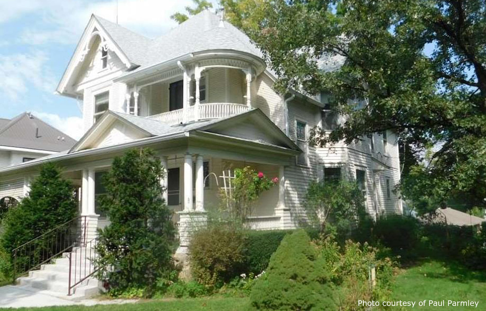 Unknown Residence, a beautiful historic home in Tipton, IA, designed by architect George F. Barber.