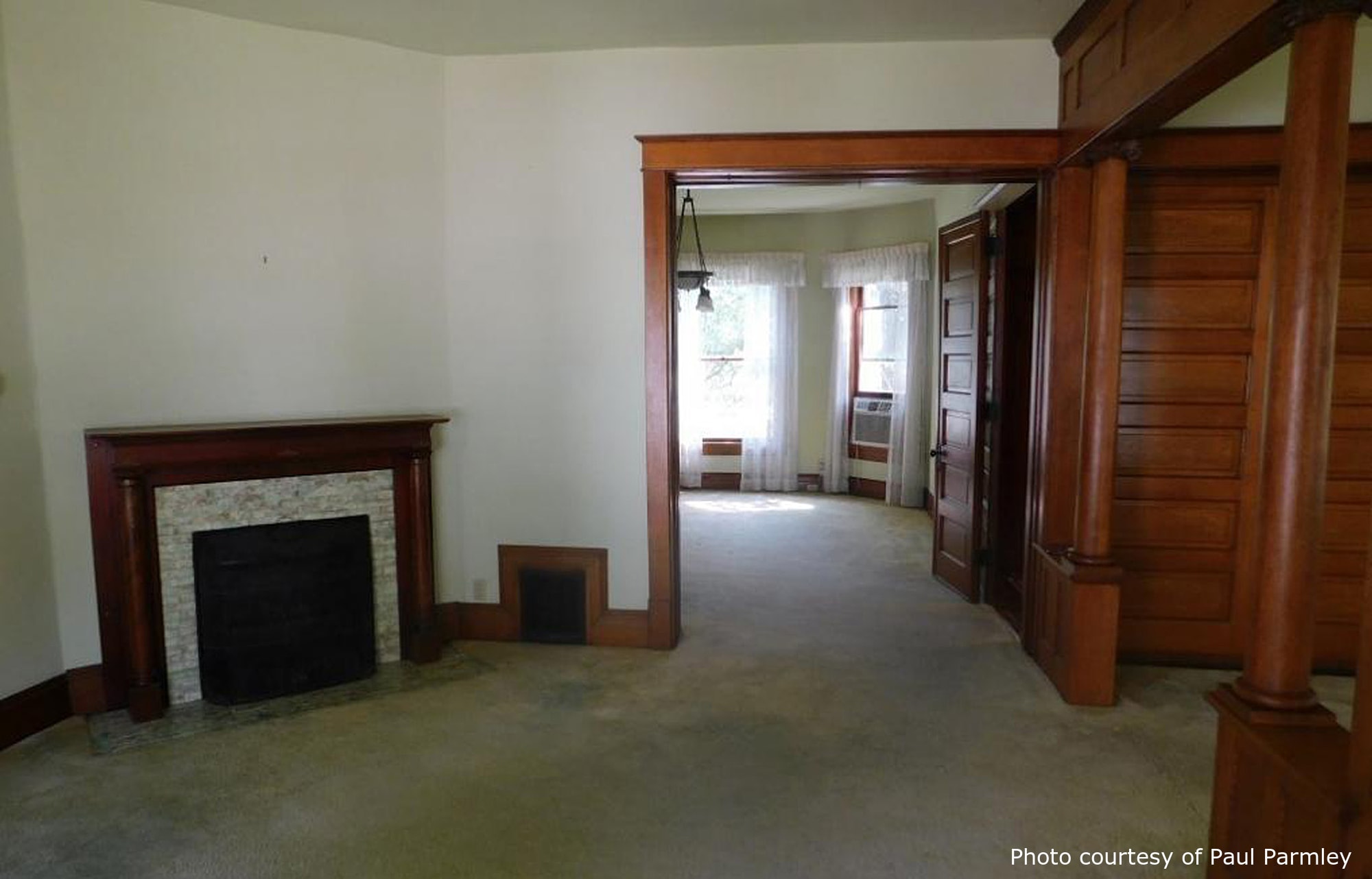 Unknown Residence, a beautiful historic home in Tipton, IA, designed by architect George F. Barber.