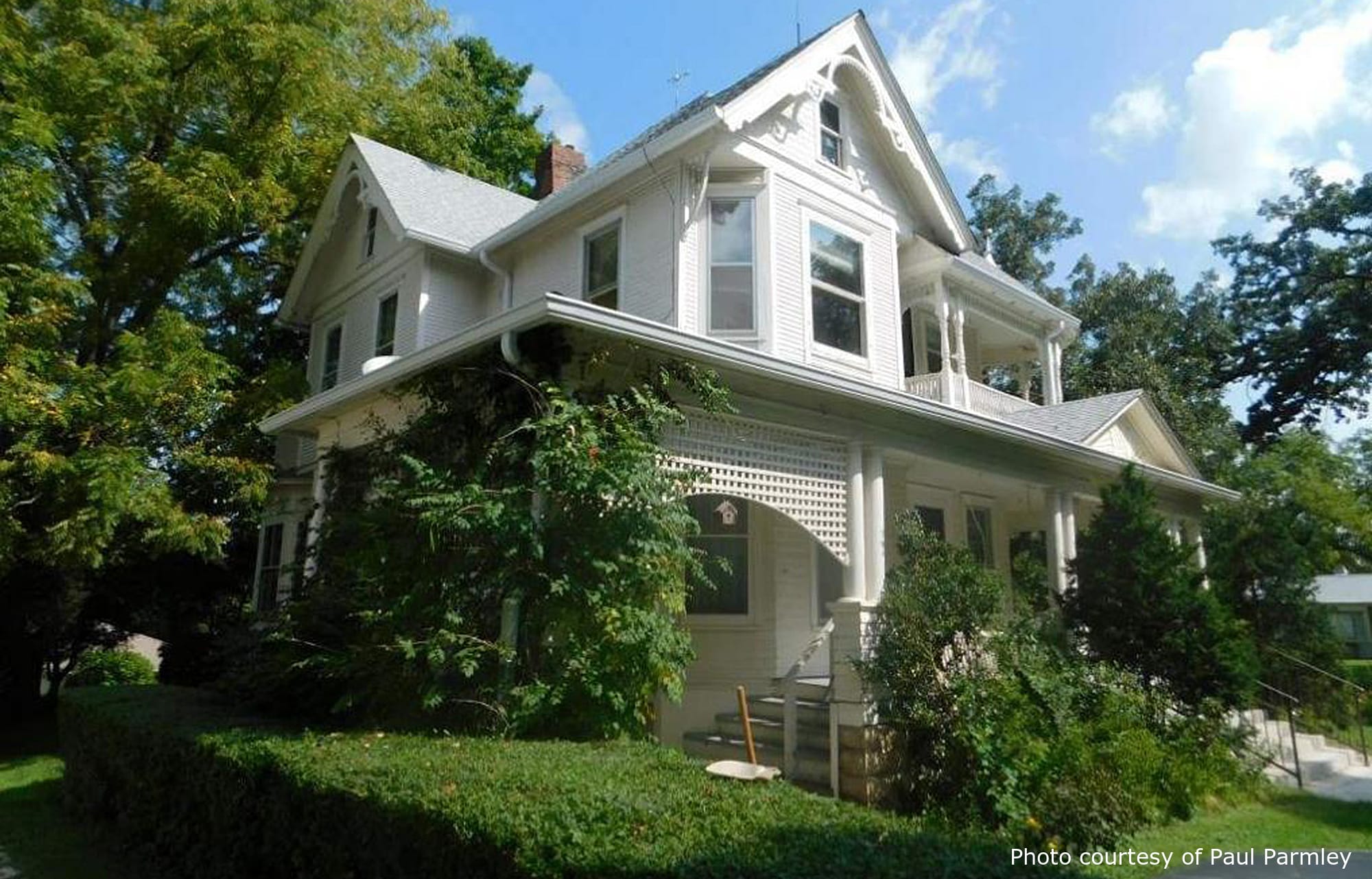 Unknown Residence, a beautiful historic home in Tipton, IA, designed by architect George F. Barber.