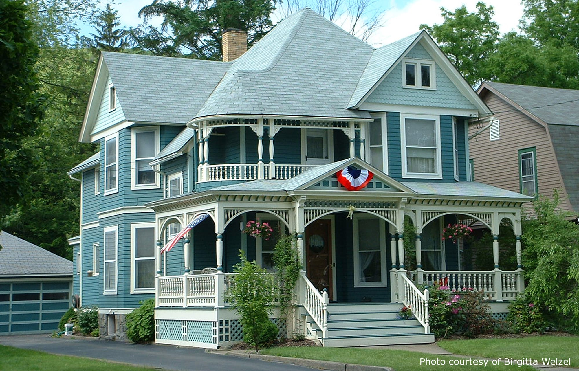 Fitzpatrick Residence, a beautiful historic home in Corning, NY, designed by architect George F. Barber.