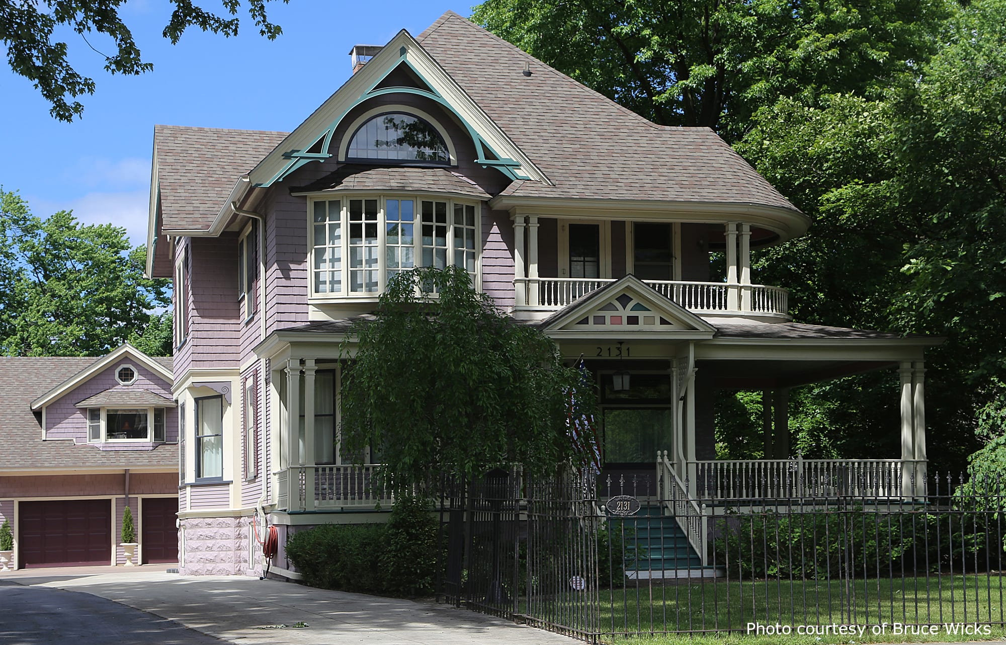 Unknown Residence, a beautiful historic home in Bay City, MI, designed by architect George F. Barber.