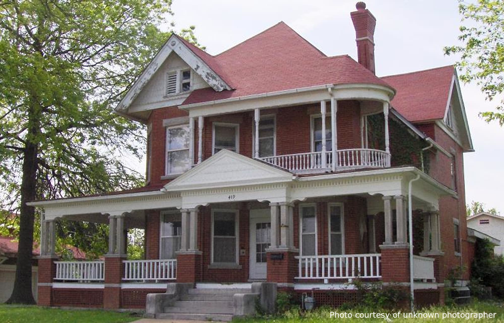 Brewster Residence, a beautiful historic home in Independence, KS, designed by architect George F. Barber.