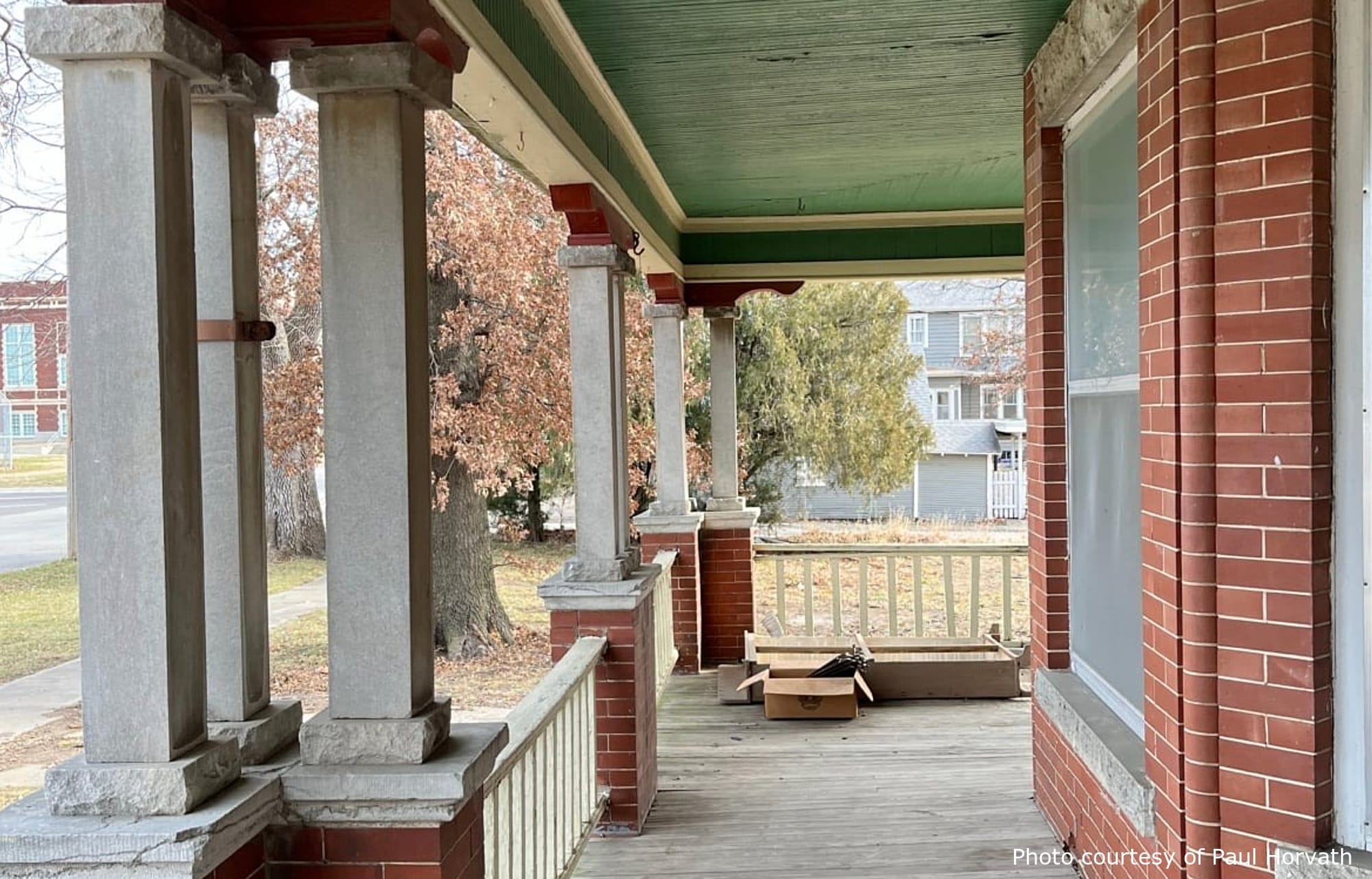 Brewster Residence, a beautiful historic home in Independence, KS, designed by architect George F. Barber.