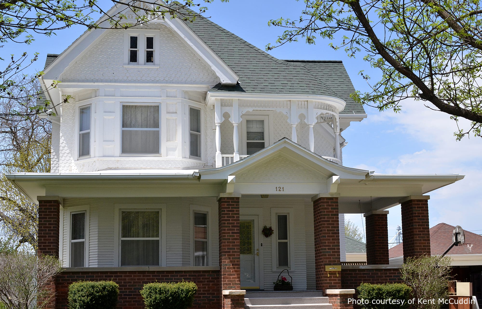 Kass Residence, a beautiful historic home in Le Mars, IA, designed by architect George F. Barber.