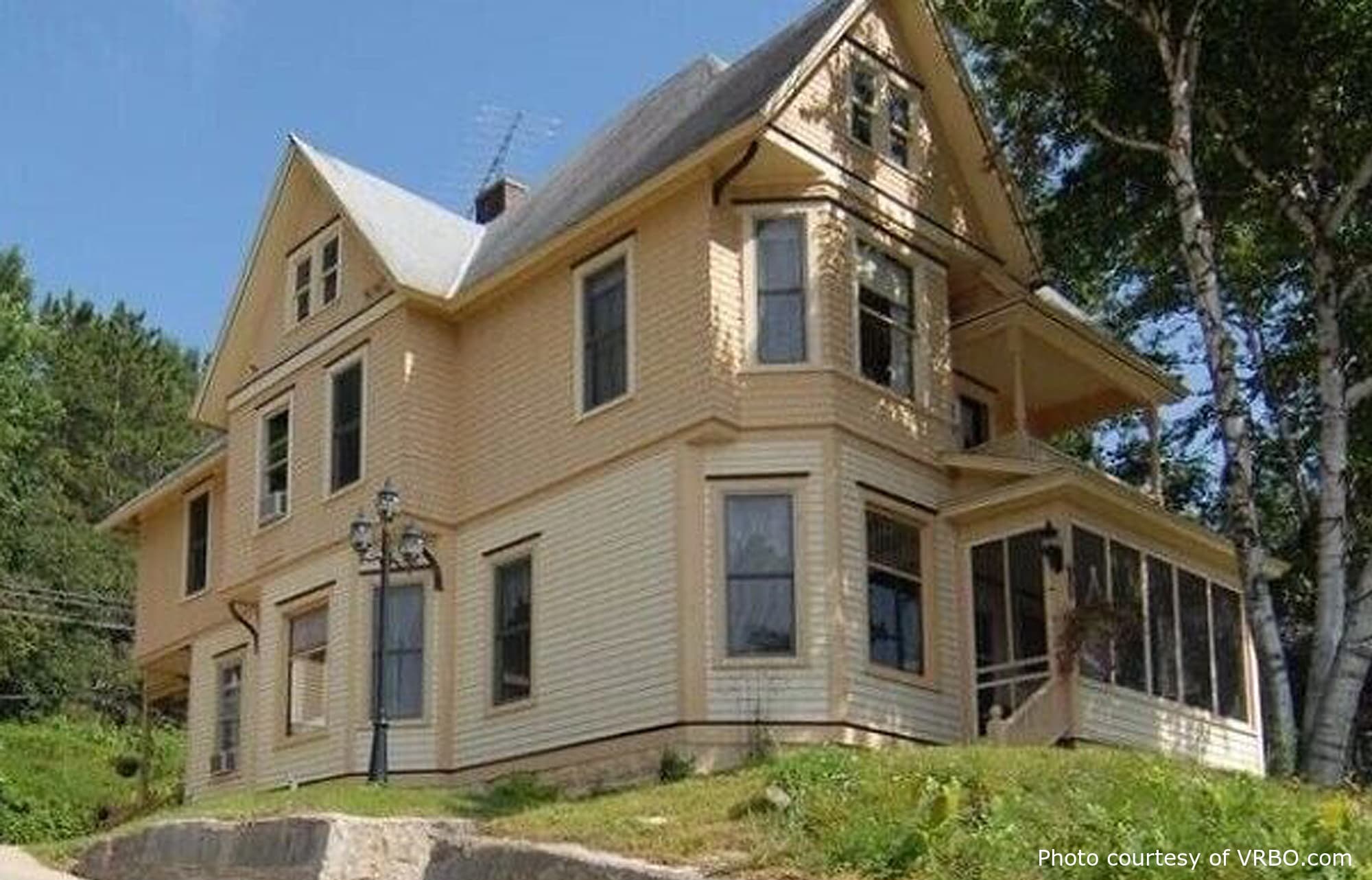 Tritsch Residence, a beautiful historic home in Alma, WI, designed by architect George F. Barber.