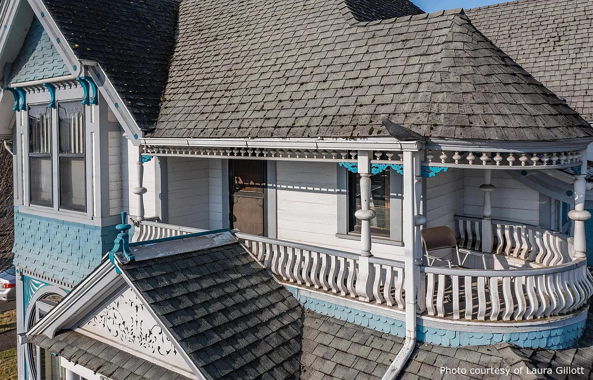 Crandall Residence, a beautiful historic home in Lebanon, OR, designed by architect George F. Barber.