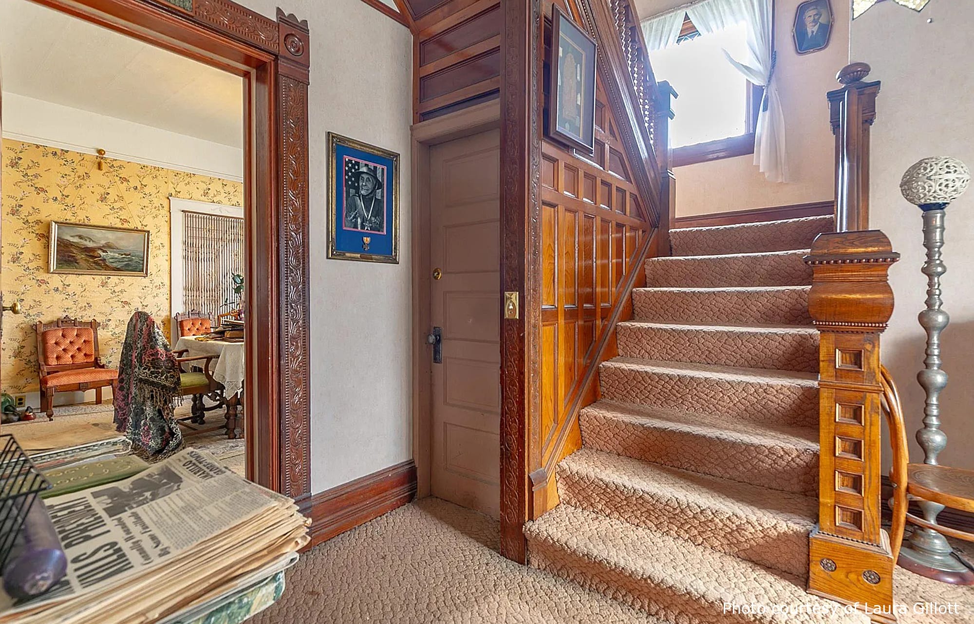 Crandall Residence, a beautiful historic home in Lebanon, OR, designed by architect George F. Barber.