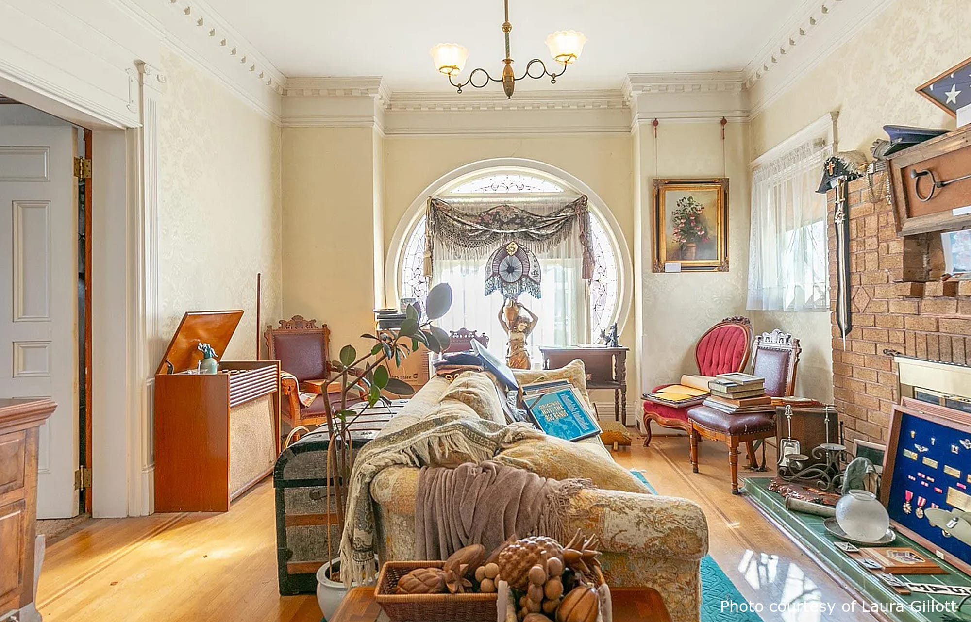 Crandall Residence, a beautiful historic home in Lebanon, OR, designed by architect George F. Barber.