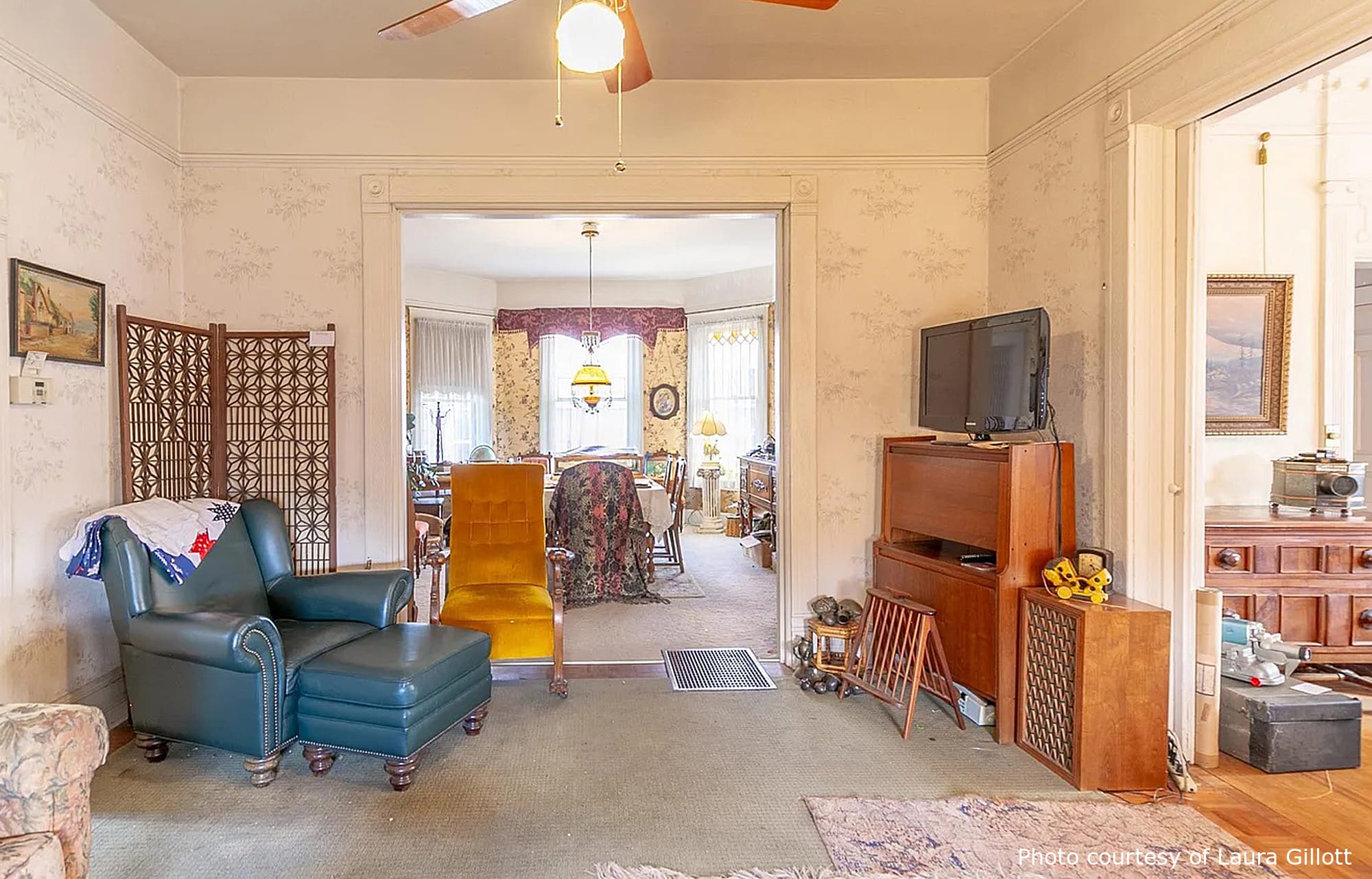 Crandall Residence, a beautiful historic home in Lebanon, OR, designed by architect George F. Barber.