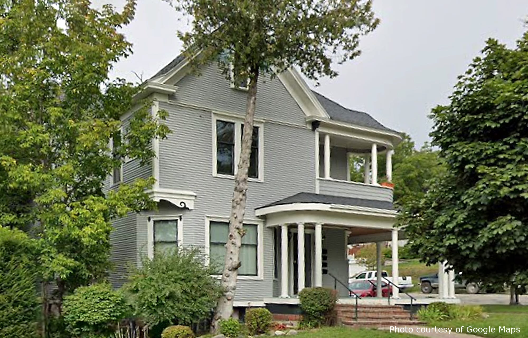 Kellogg Residence, a beautiful historic home in Petoskey, MI, designed by architect George F. Barber.
