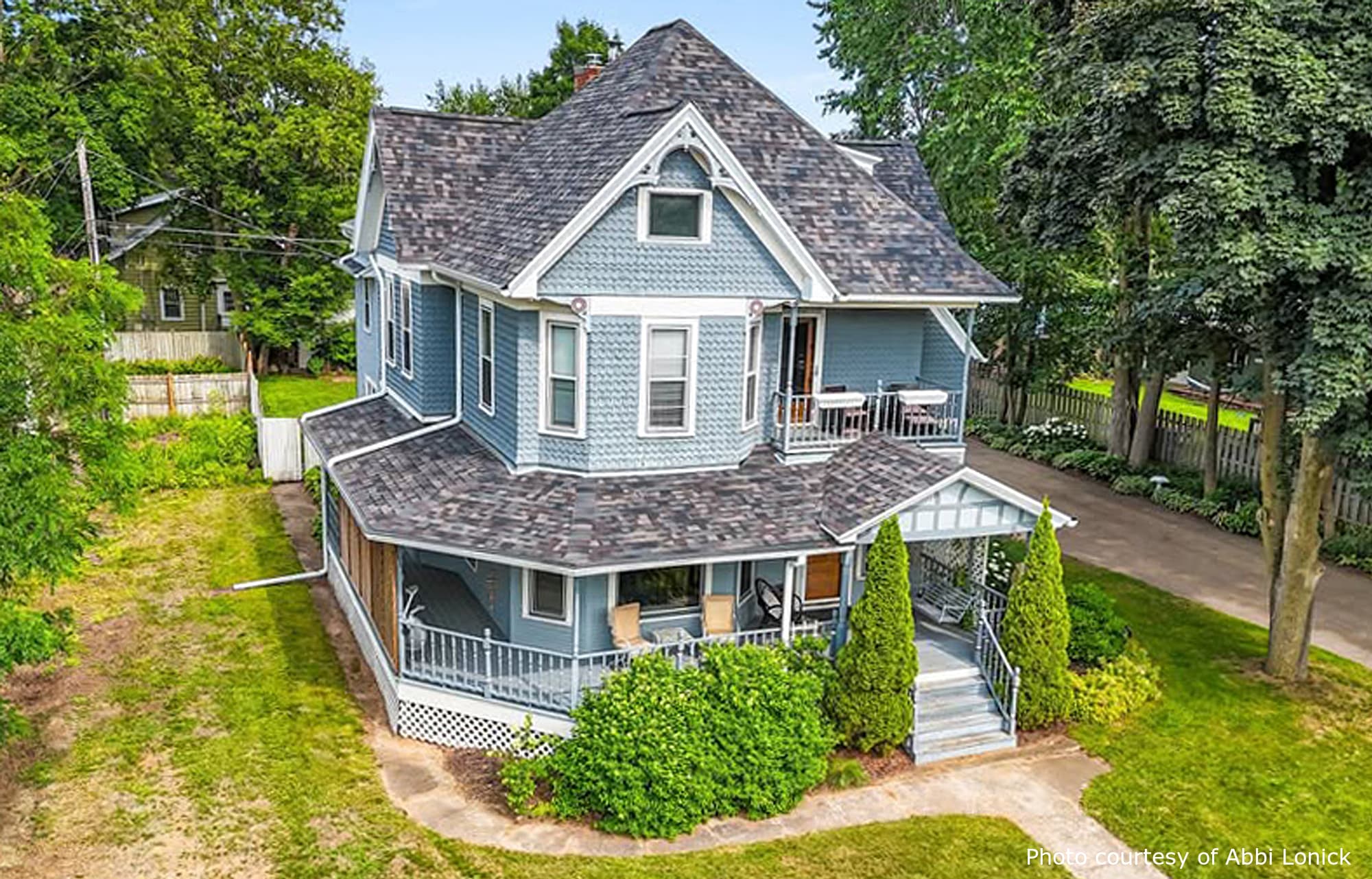 Porter Residence, a beautiful historic home in Shawano, WI, designed by architect George F. Barber.