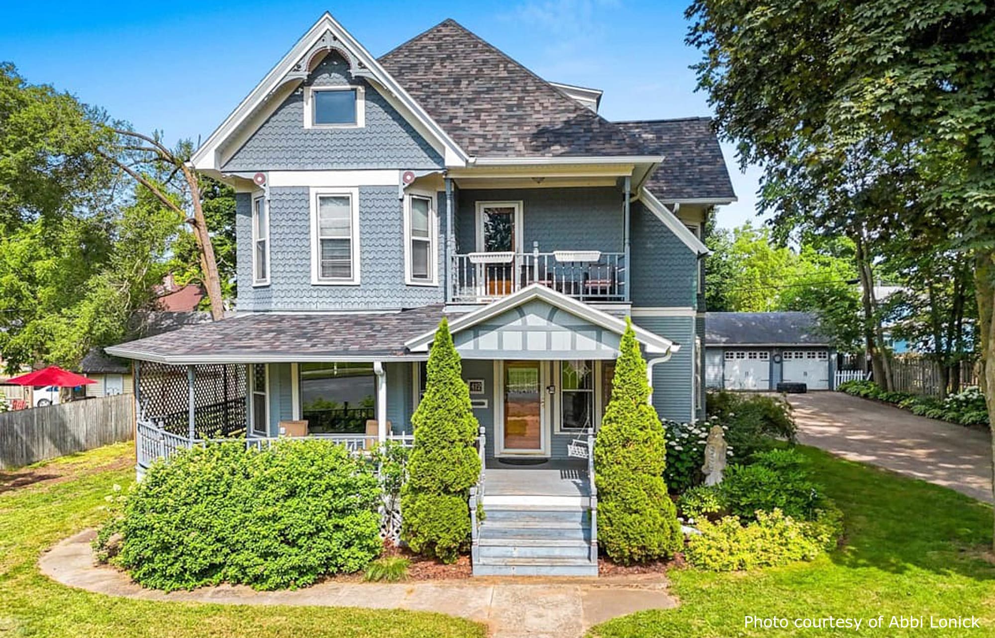 Porter Residence, a beautiful historic home in Shawano, WI, designed by architect George F. Barber.