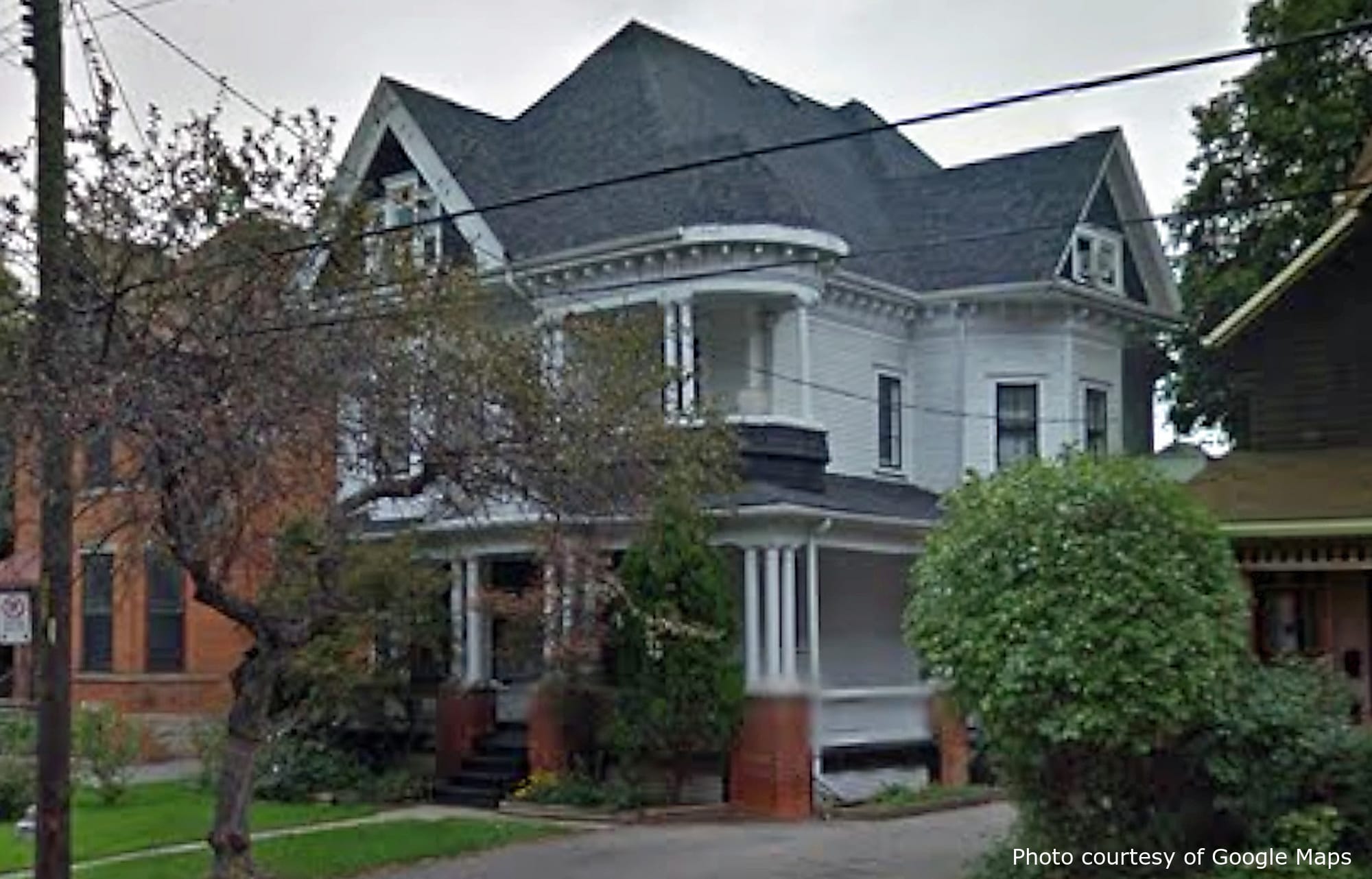 Unknown Residence, a beautiful historic home in Hamilton, ON, designed by architect George F. Barber.