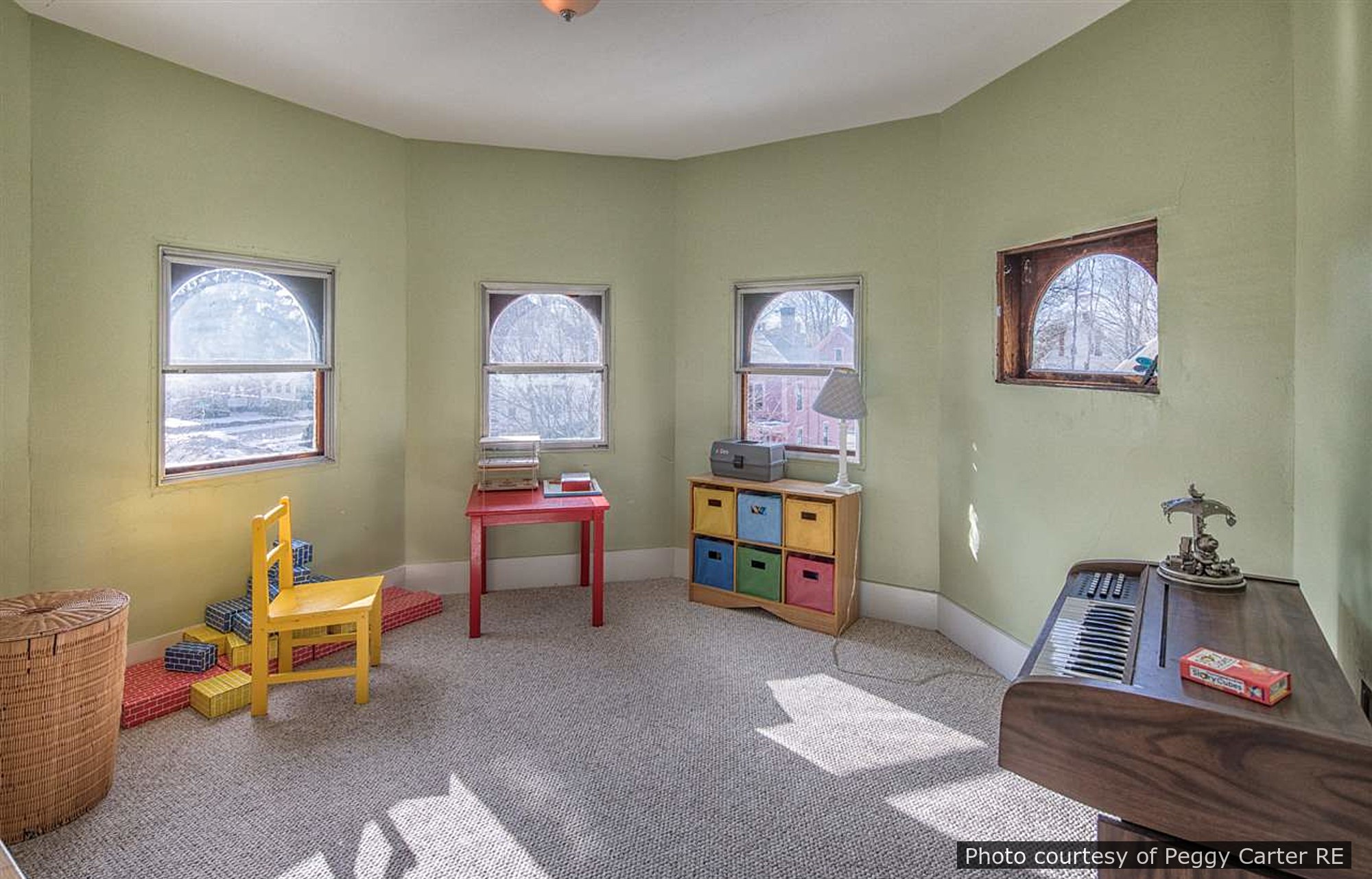 Bradbury Residence, a historic home located in Dover, NH designed by architect George F. Barber.