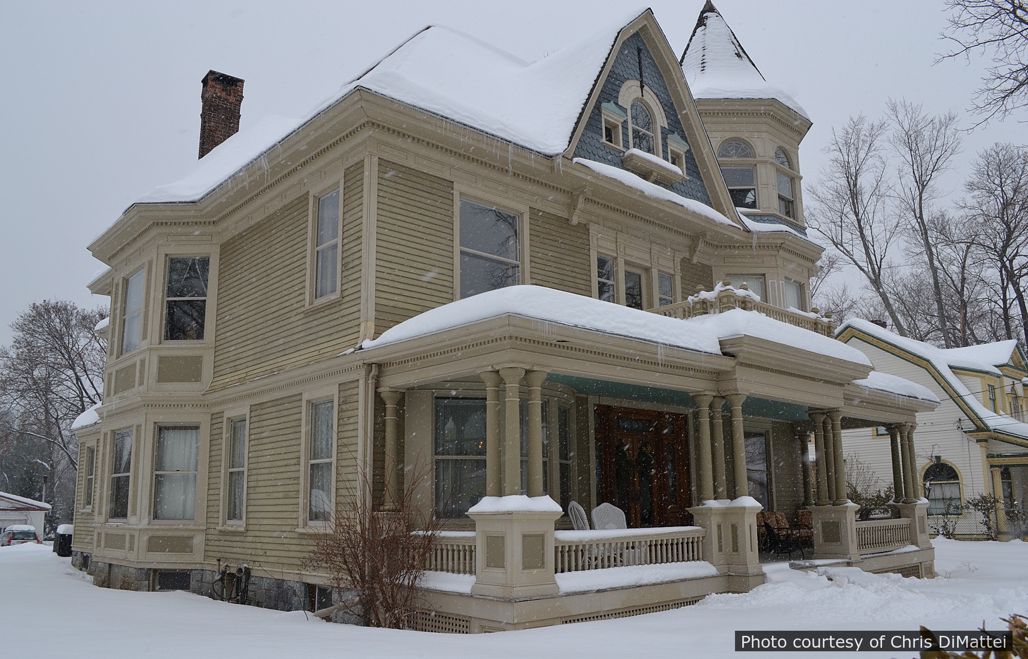 Unknown Residence, a historic home located in Athens, NY designed by architect George F. Barber.