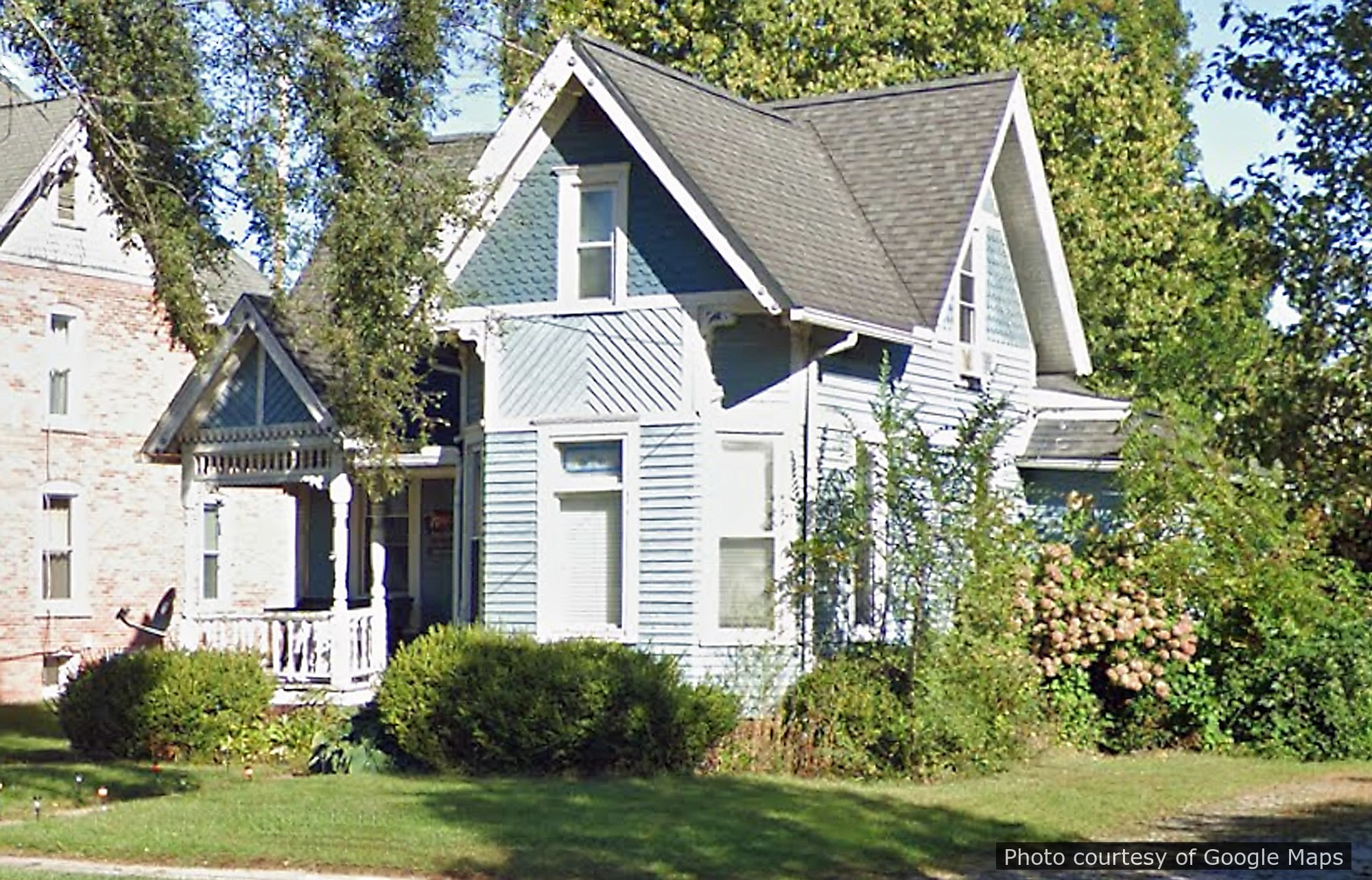 George Residence, a historic home located in Morenci, MI designed by architect George F. Barber.