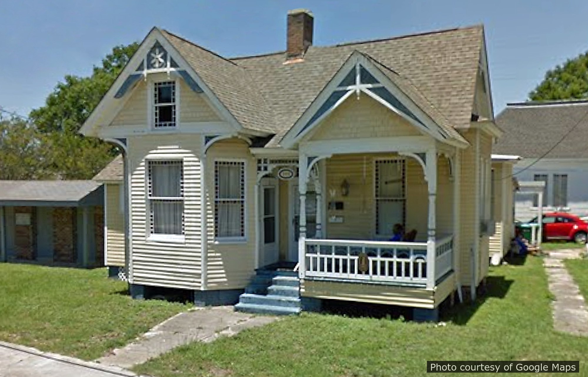 DuKate Residence, a historic home located in Biloxi, MS designed by architect George F. Barber.