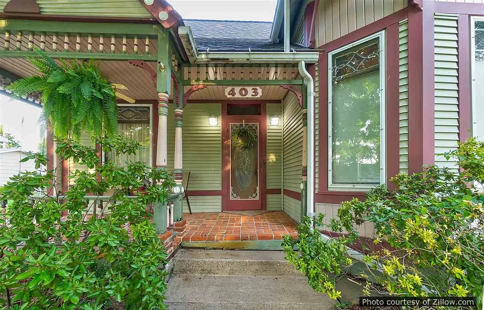 Cox Residence, a historic home located in Winfield, IA designed by architect George F. Barber.