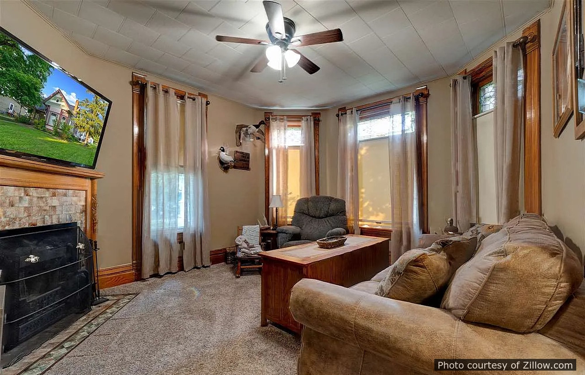 Cox Residence, a historic home located in Winfield, IA designed by architect George F. Barber.