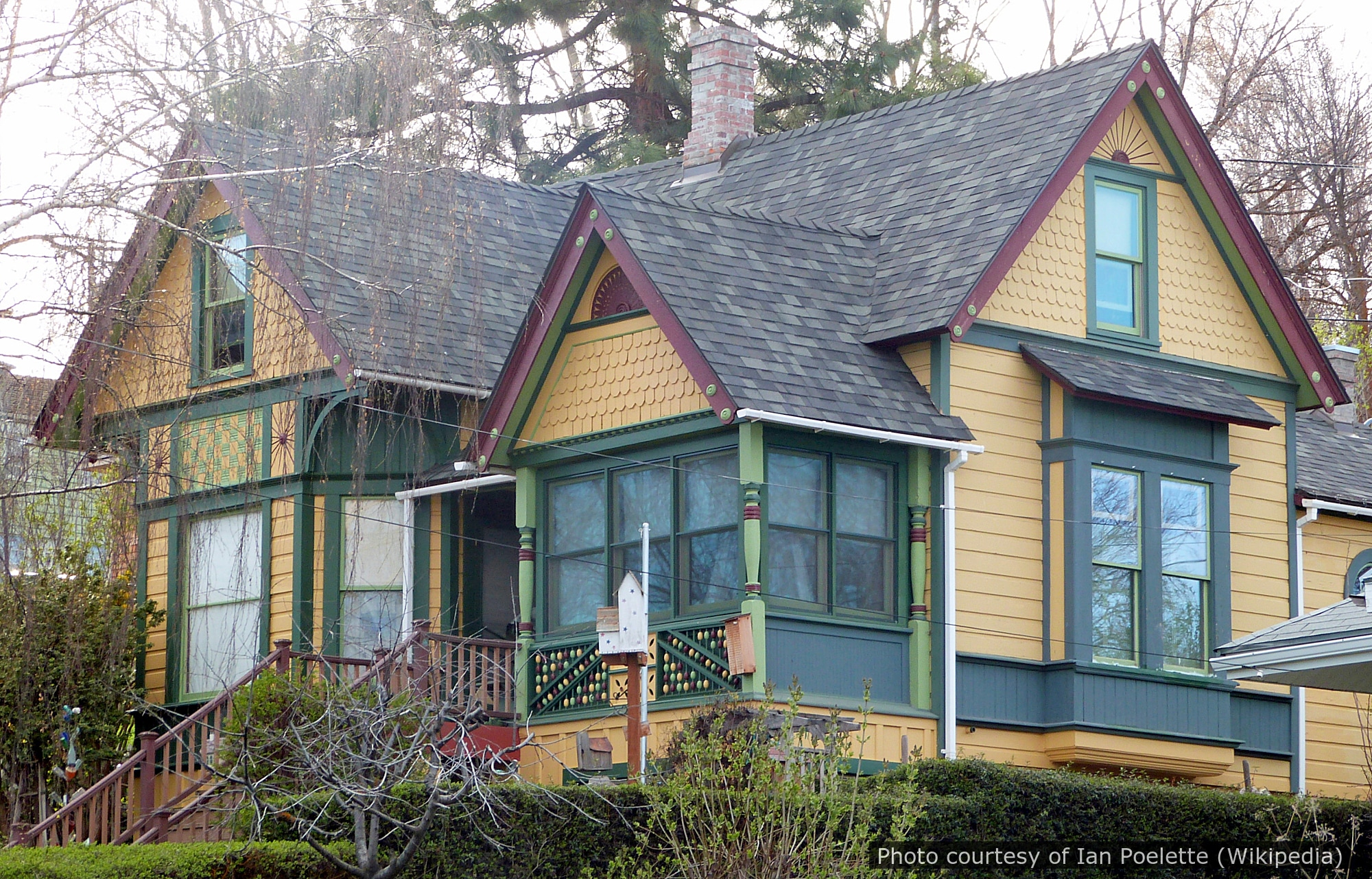 Mills Residence, a historic home located in Klamath Falls, OR designed by architect George F. Barber.