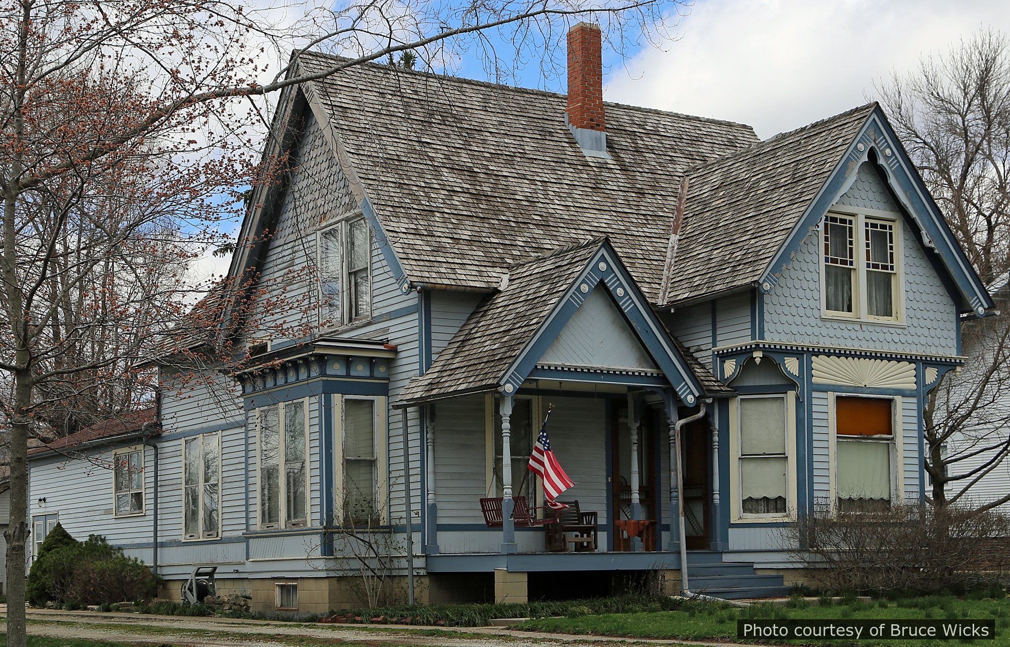 Unknown Residence, a historic home located in Buckley, IL designed by architect George F. Barber.