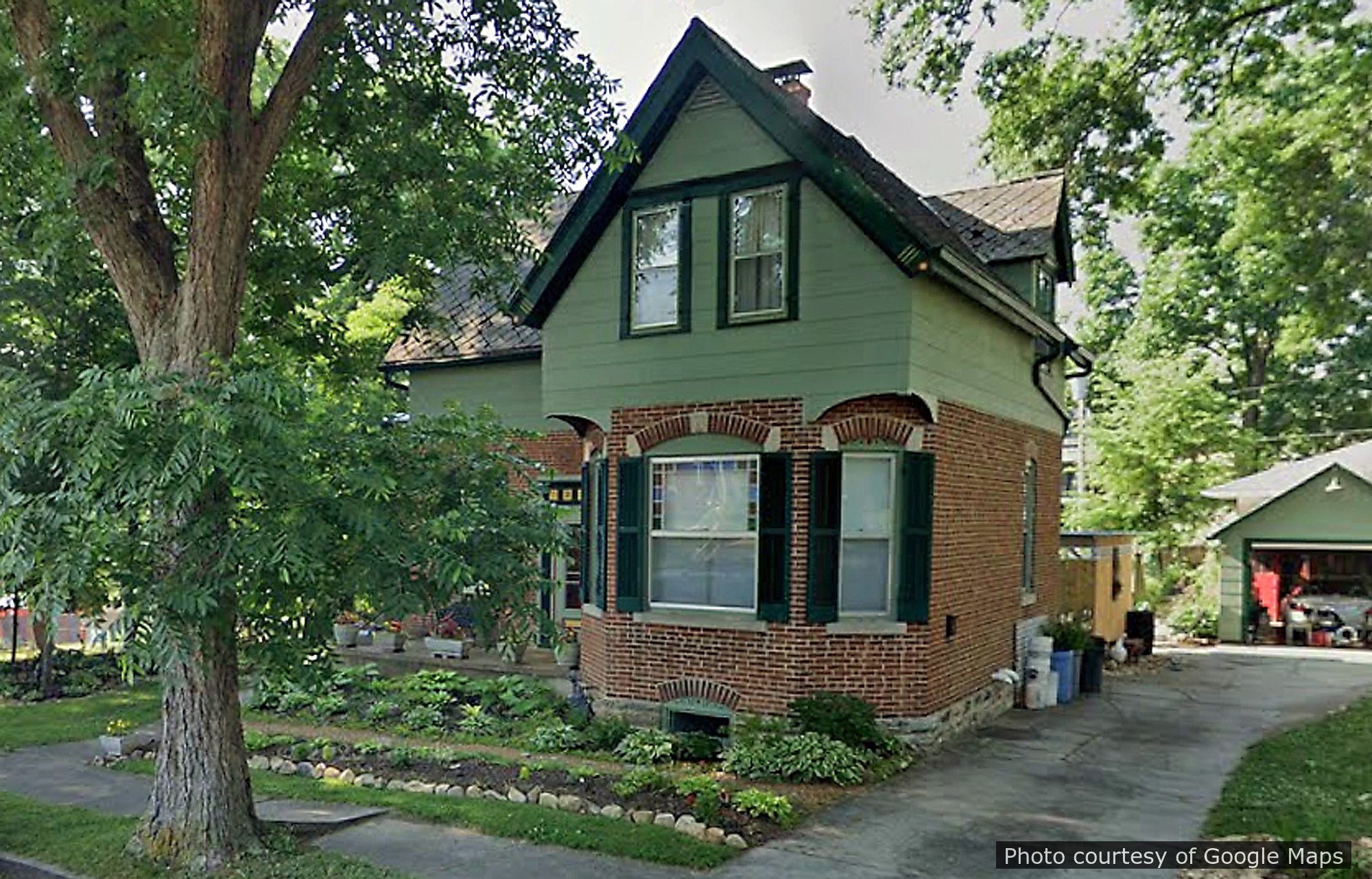 Heinke Residence, a historic home located in Hermann, MO designed by architect George F. Barber.