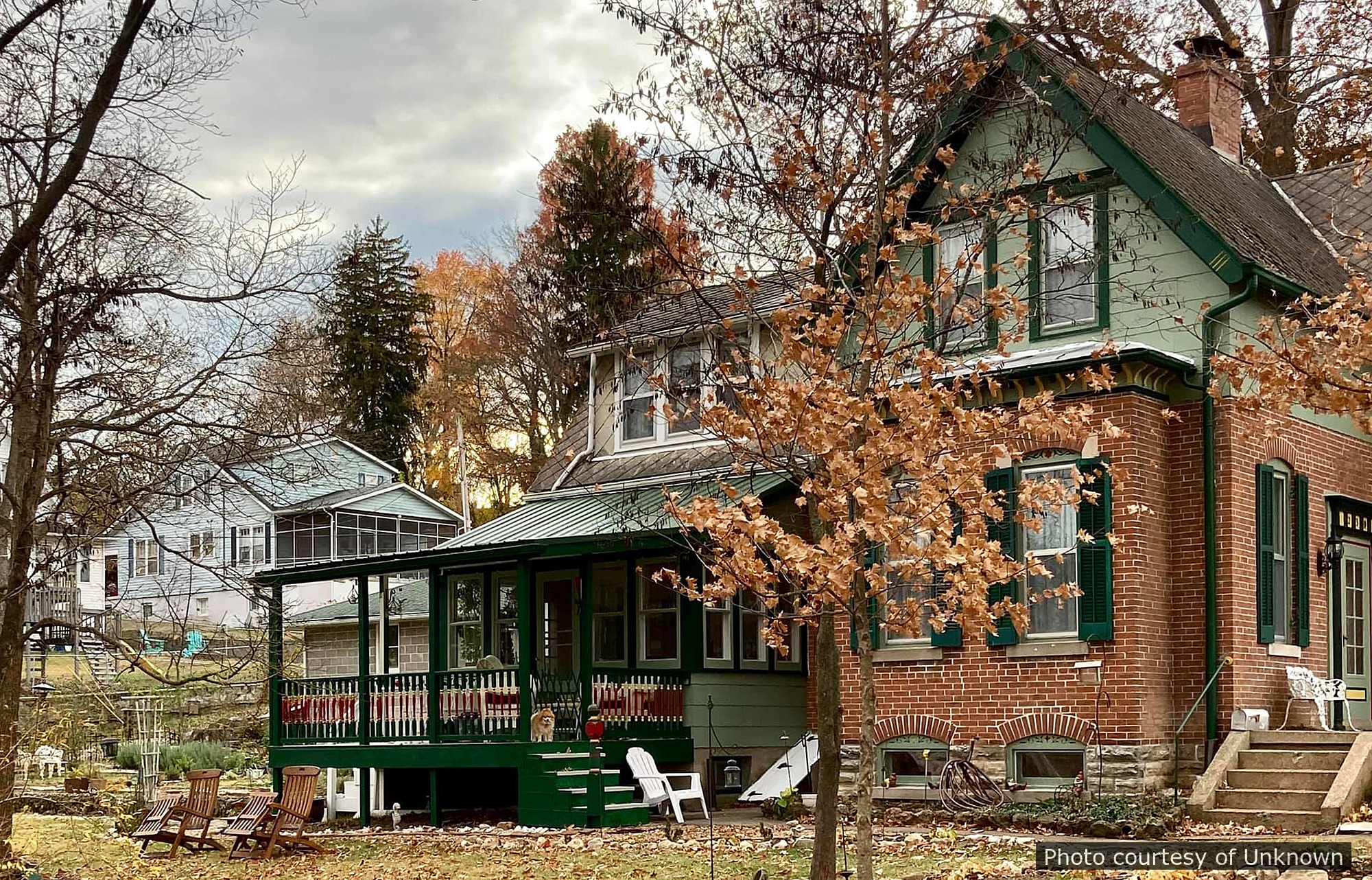 Heinke Residence, a historic home located in Hermann, MO designed by architect George F. Barber.