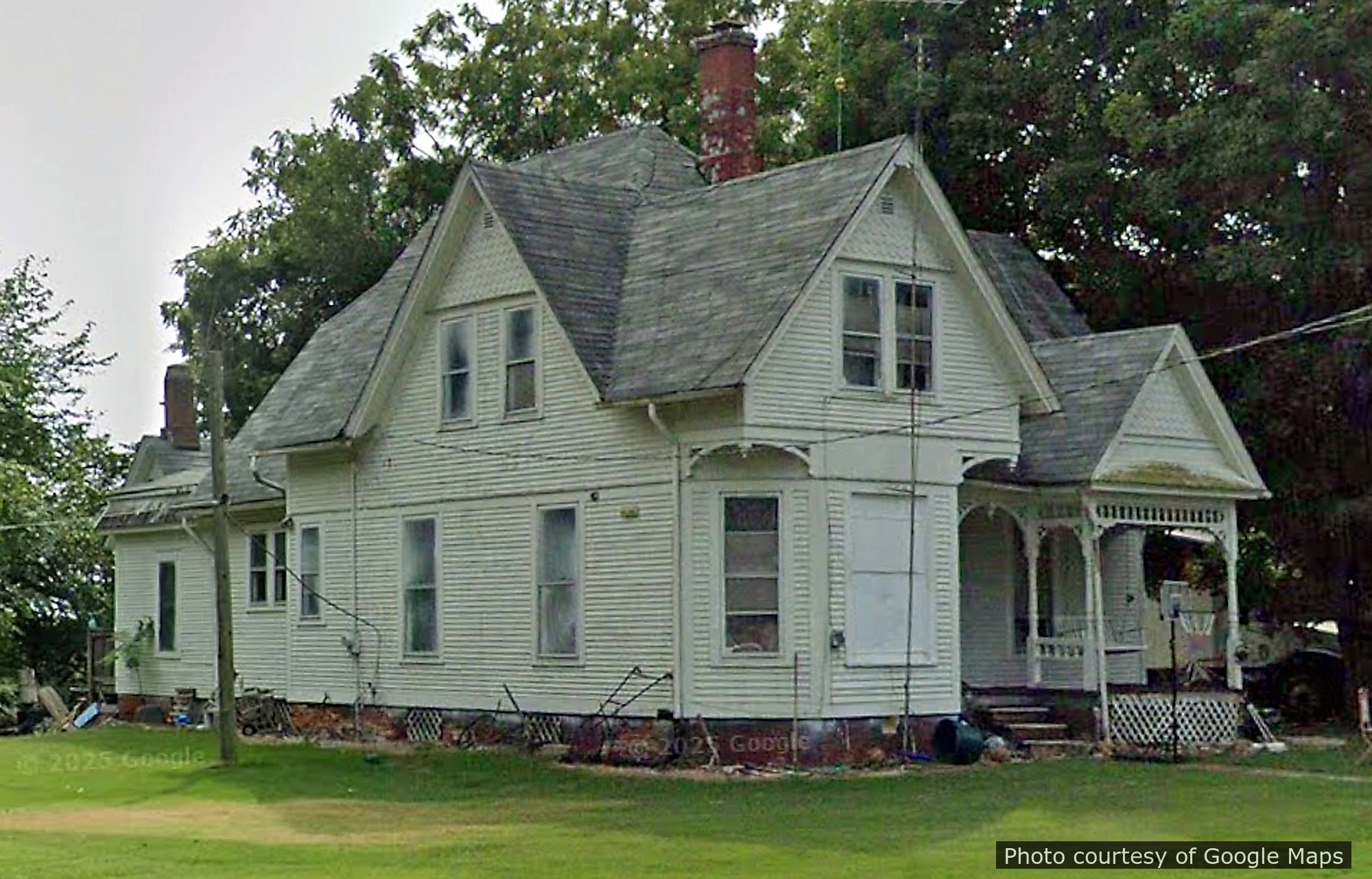 Unknown Residence, a historic home located in Vermont, IL designed by architect George F. Barber.