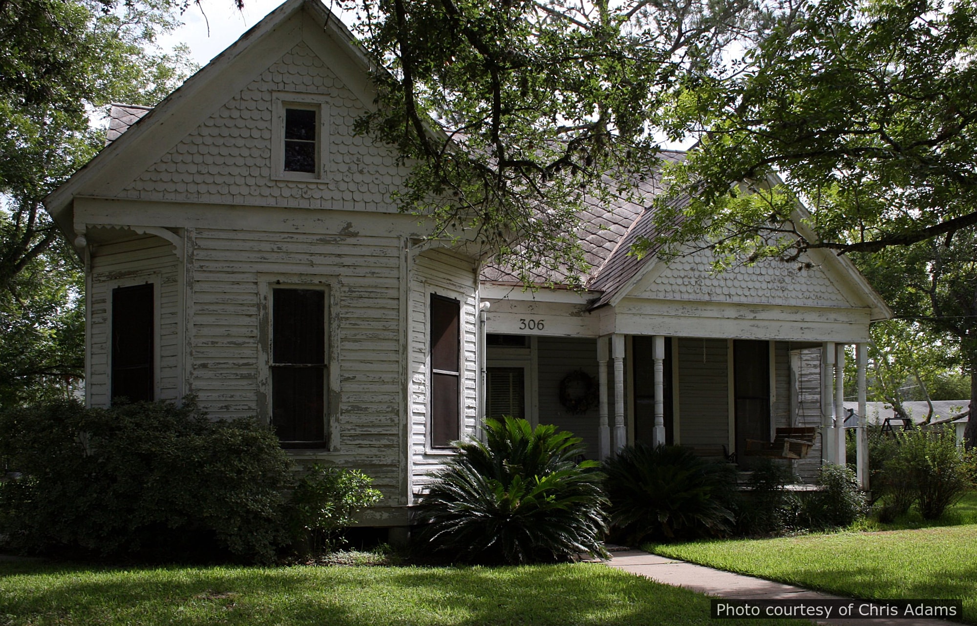 Callaway Residence, a historic home located in Cuero, TX designed by architect George F. Barber.