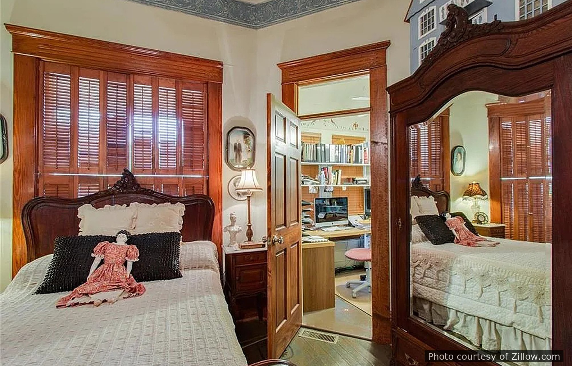 Strickland Residence, a historic home located in Waxahachie, TX designed by architect George F. Barber.