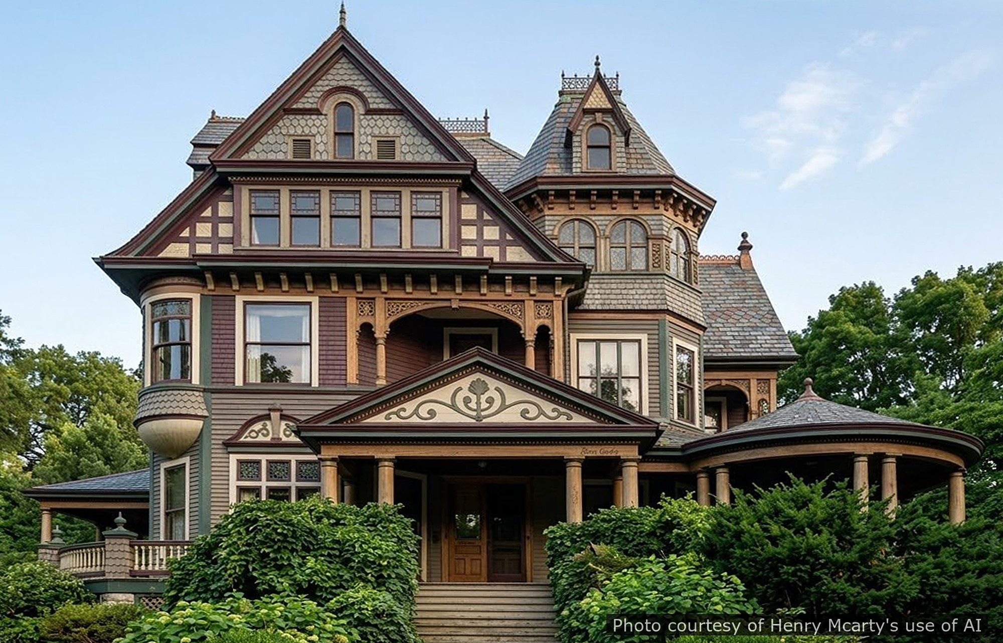 Billy Residence, a historic home located in New Carlisle, QC designed by architect George F. Barber.
