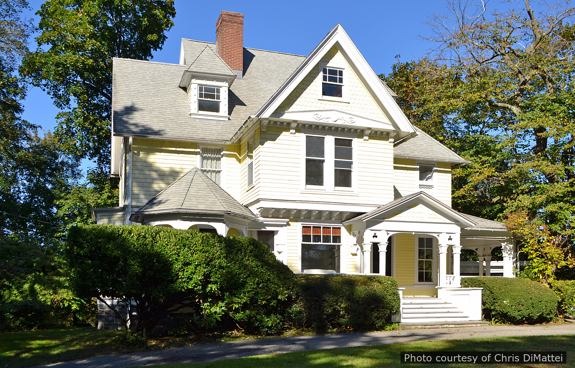 Unknown Residence, a historic home located in Rye, NY designed by architect George F. Barber.