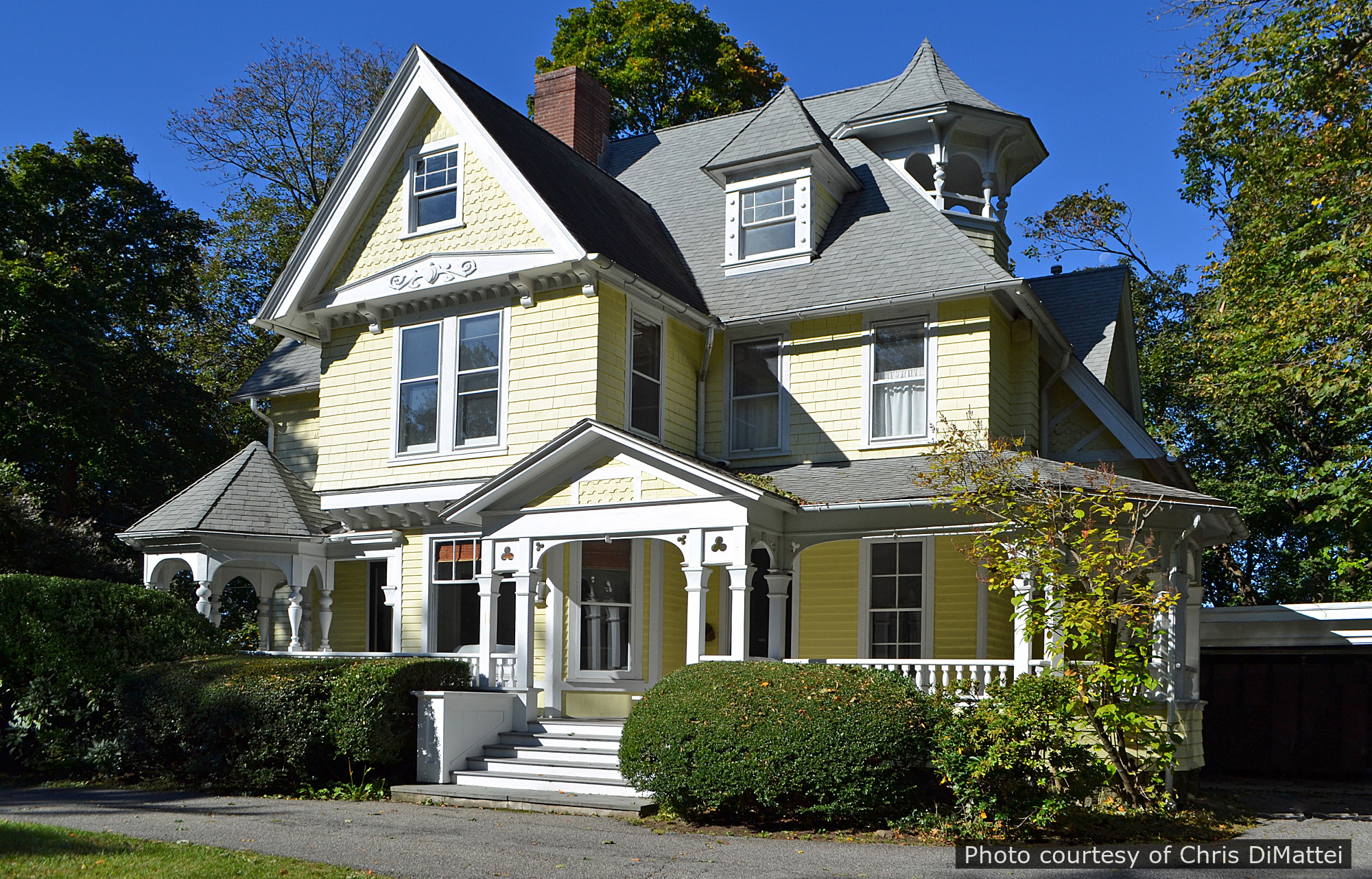 Unknown Residence, a historic home located in Rye, NY designed by architect George F. Barber.