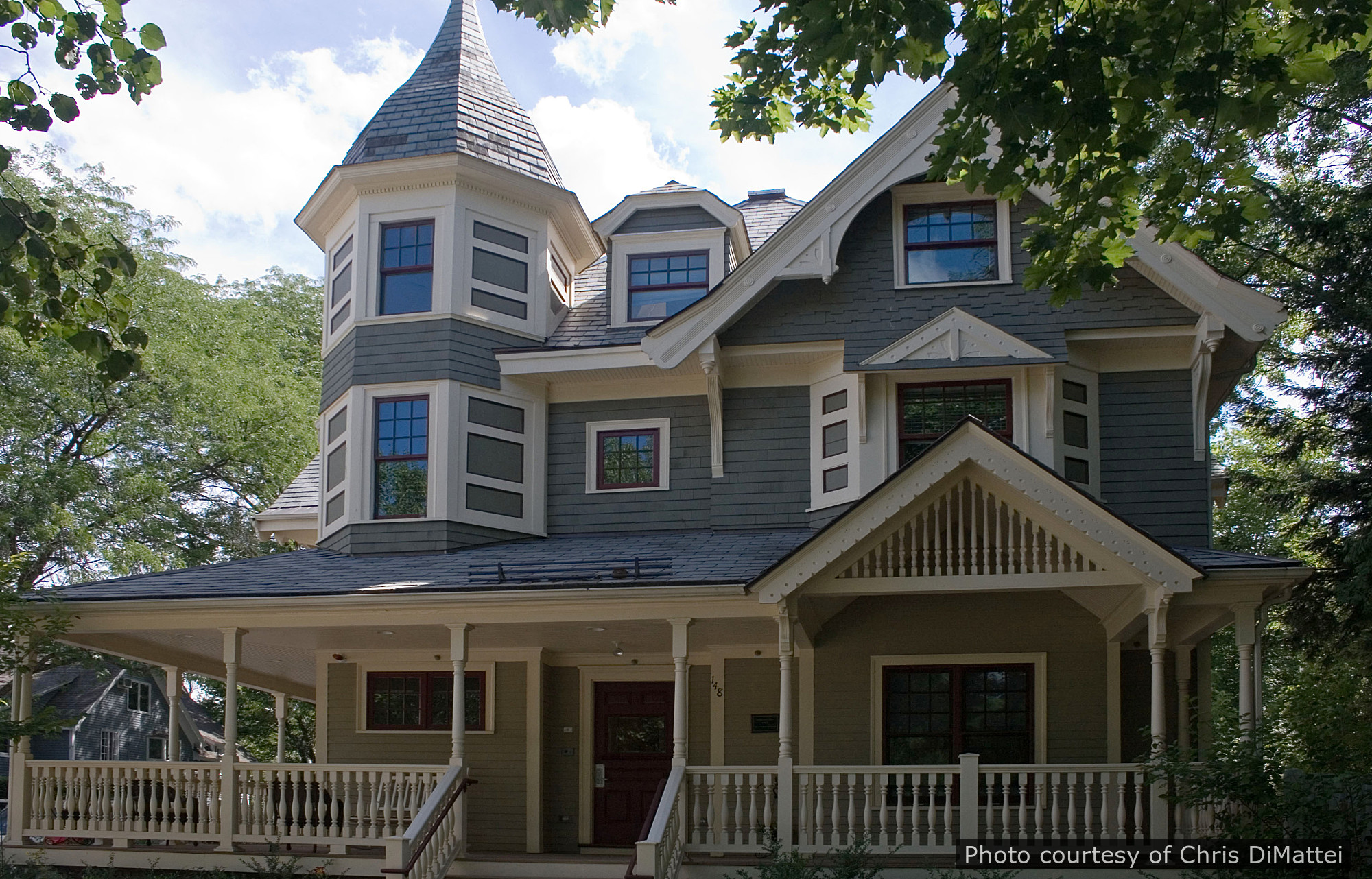 Foss Residence, a historic home located in Concord, MA designed by architect George F. Barber.