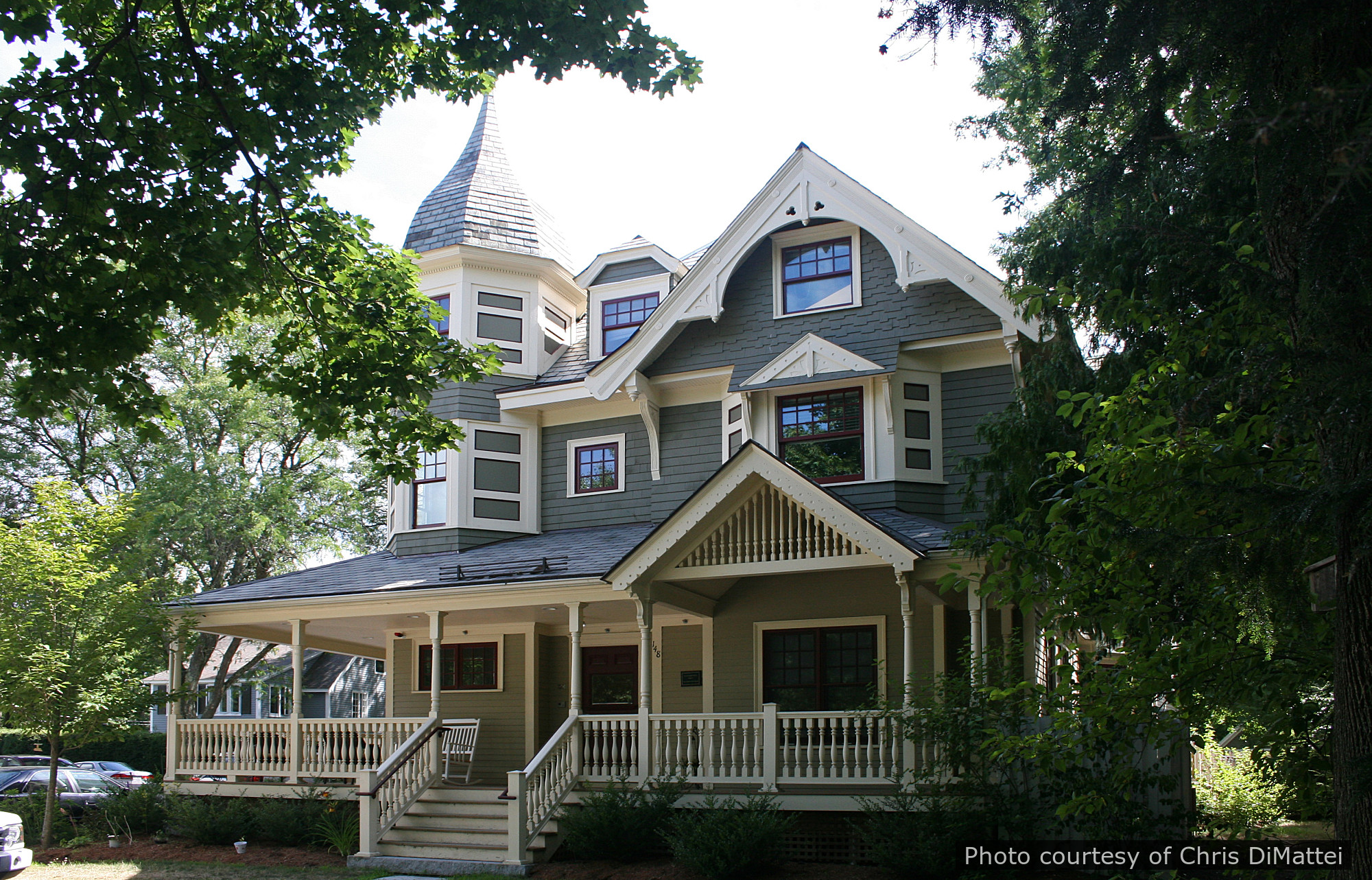 Foss Residence, a historic home located in Concord, MA designed by architect George F. Barber.