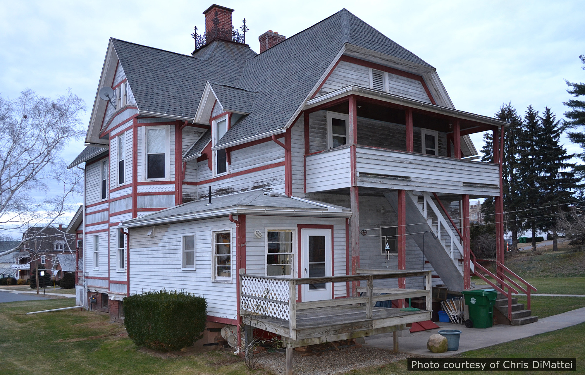 Granfield Residence, a historic home located in Chicopee, MA designed by architect George F. Barber.