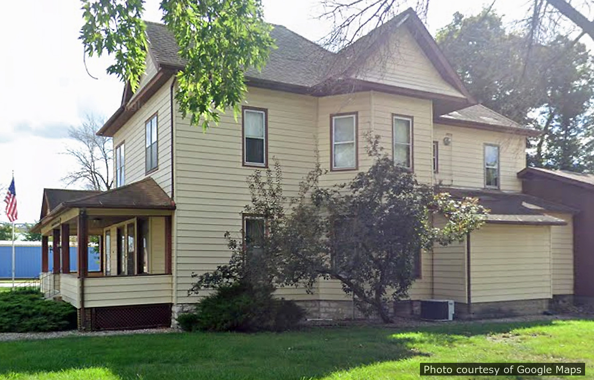 McEwen Residence, a historic home located in Rolfe, IA designed by architect George F. Barber.