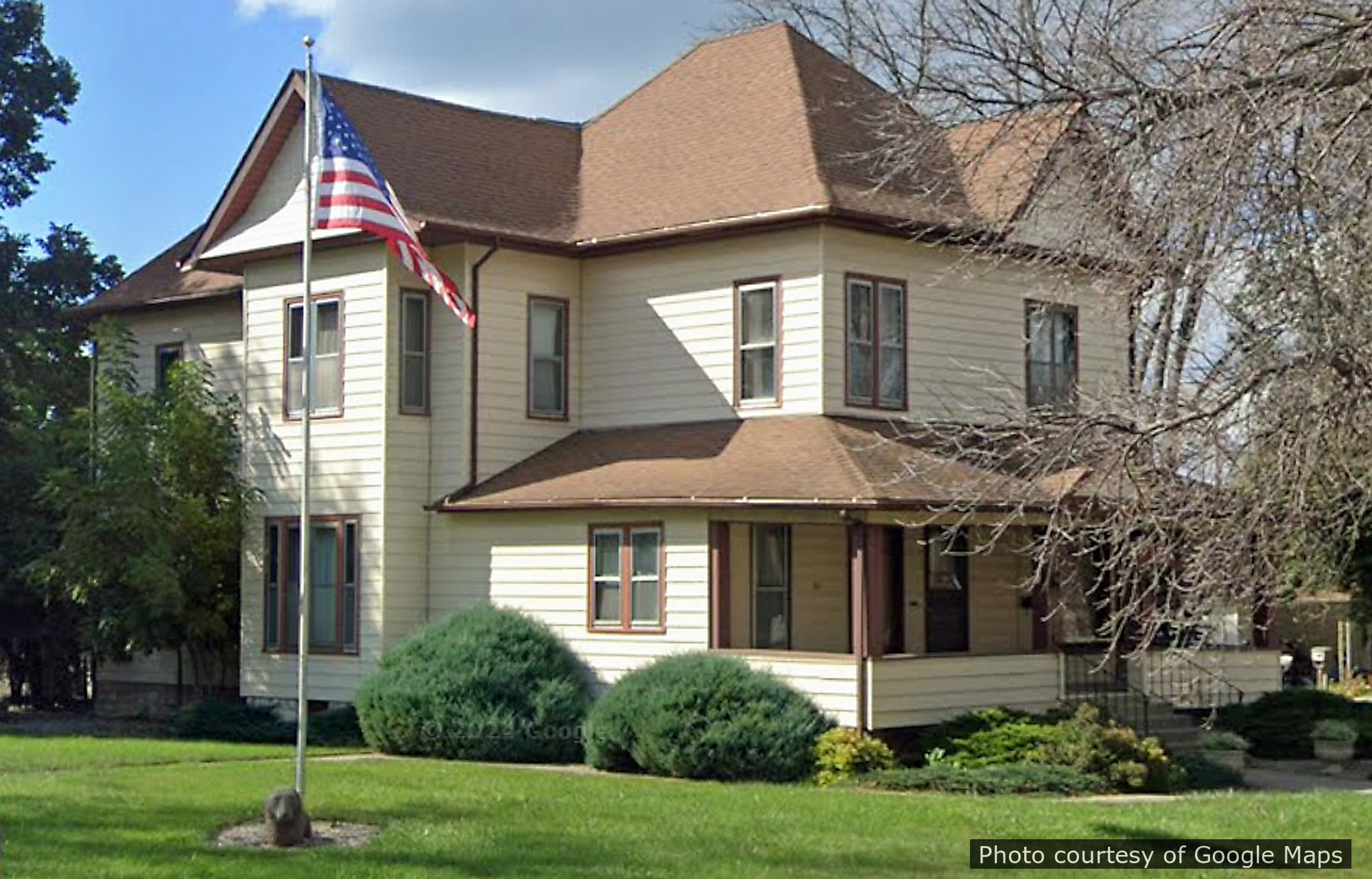 McEwen Residence, a historic home located in Rolfe, IA designed by architect George F. Barber.