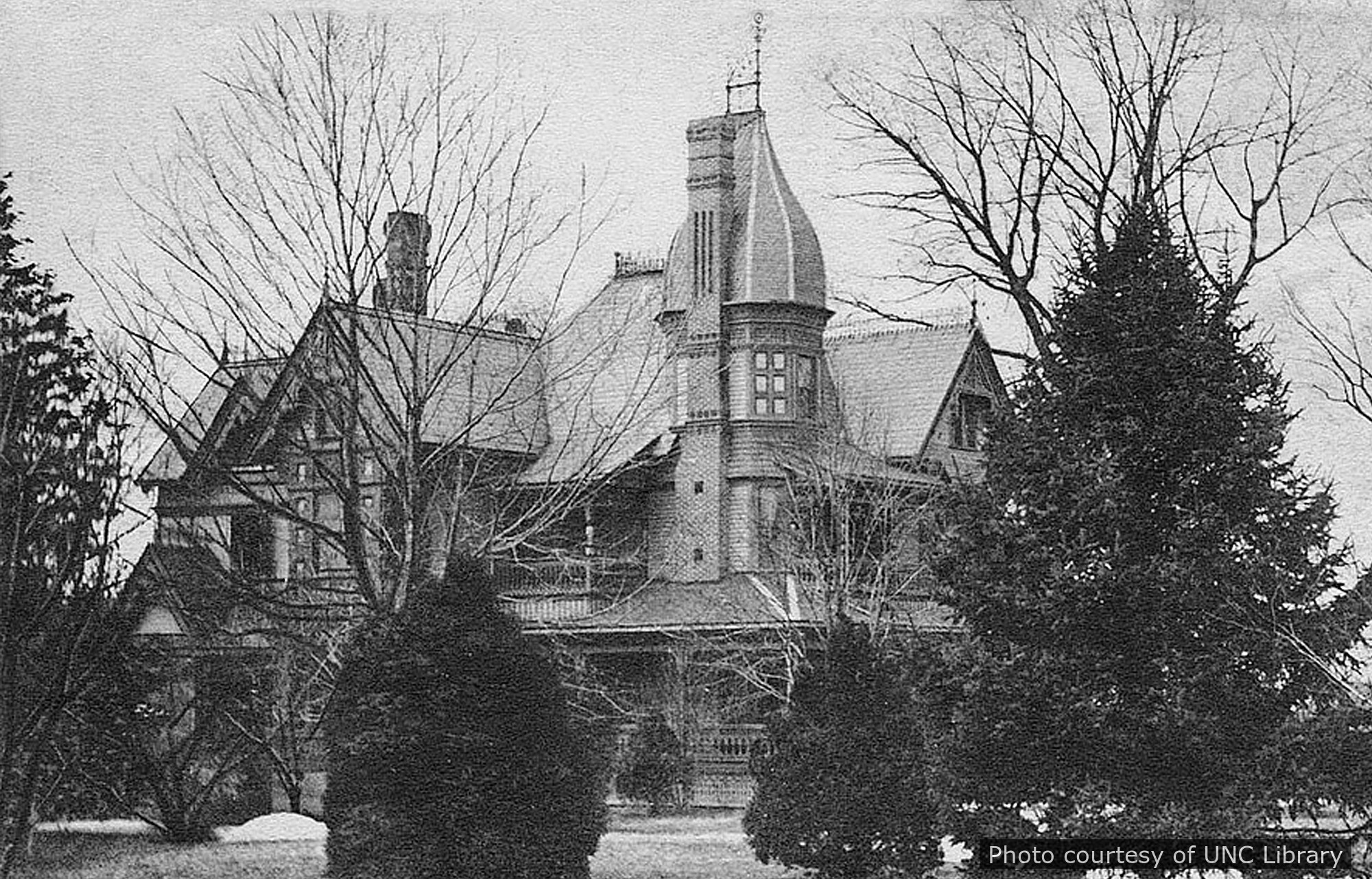 Holt Residence, a historic home located in Burlington, NC designed by architect George F. Barber.