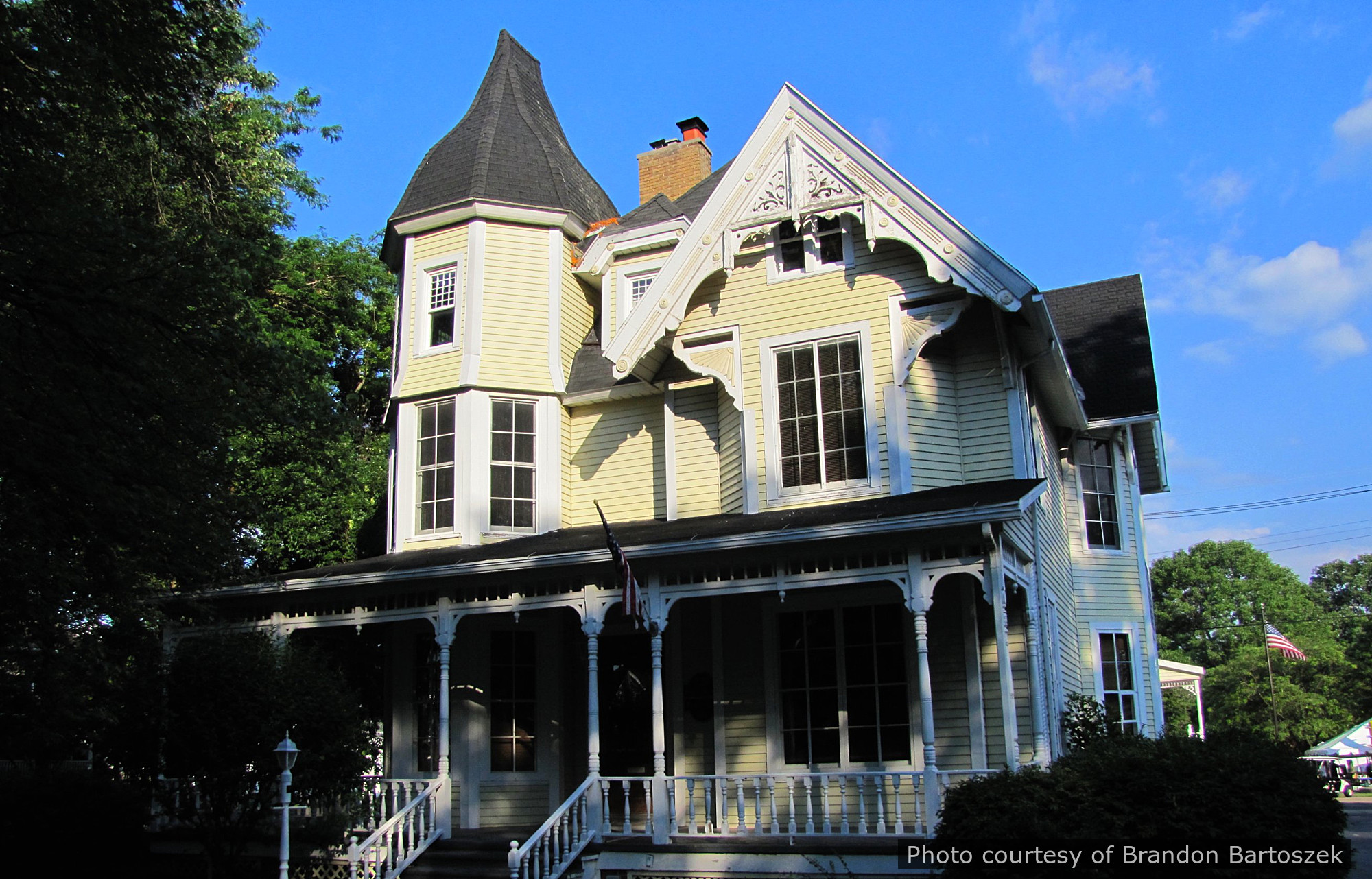 Preston Residence, a historic home located in Saint Joseph, MI designed by architect George F. Barber.