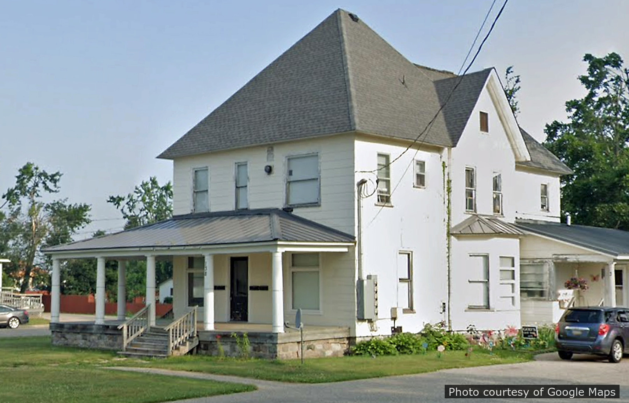 Comstock Residence, a historic home located in Gaylord, MI designed by architect George F. Barber.