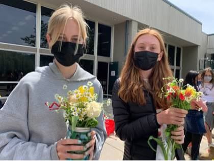 Celebrating May Day with Mill Valley Middle Schoolers