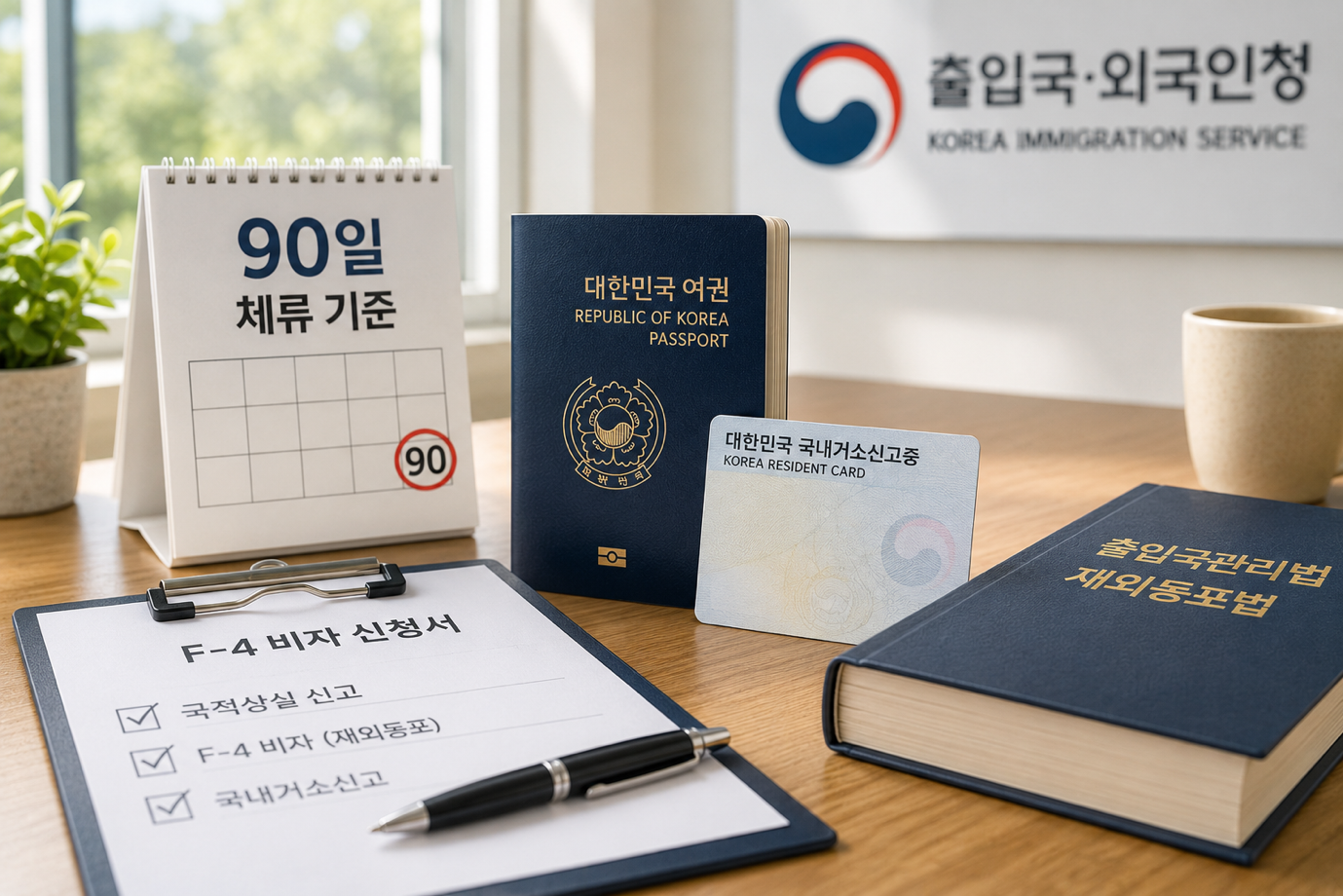 가족 단위로 국적 정리를 함께 진행하는 모습