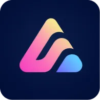 Gradient triangle logo