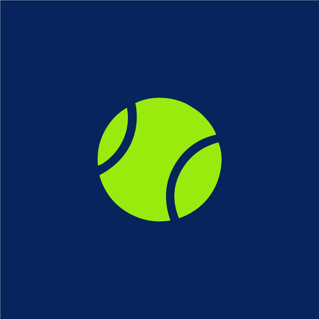Minimal green mountain emblem with circular outline