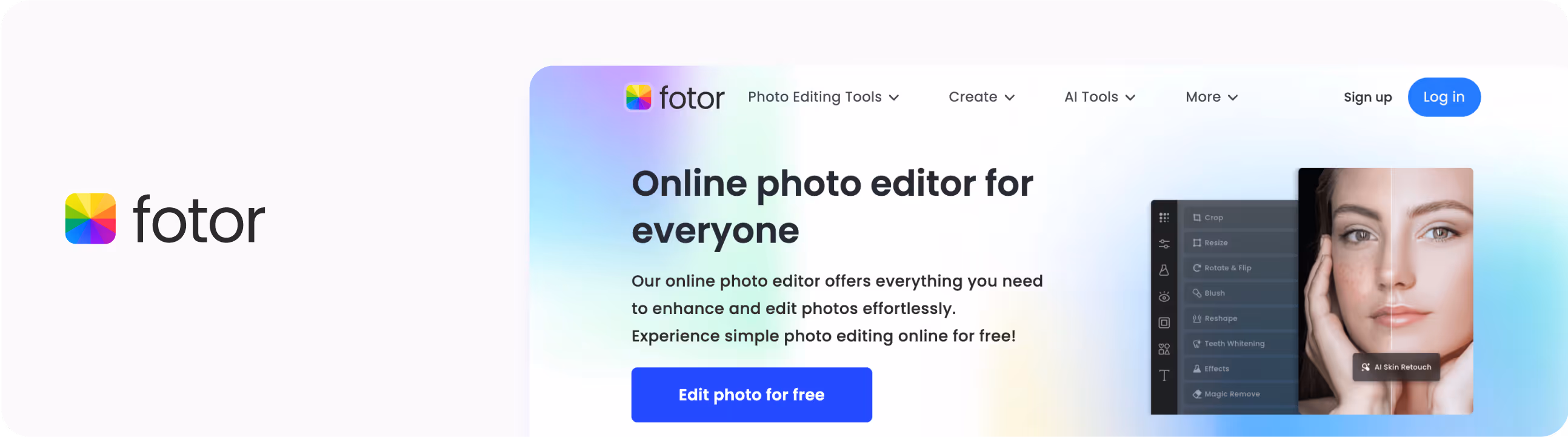 Home Page of Fotor