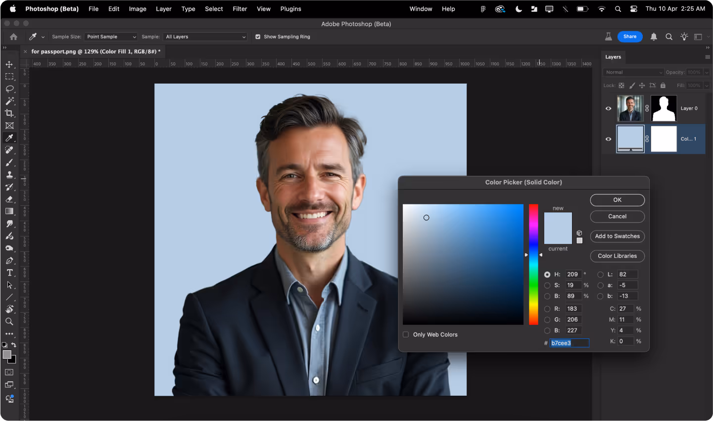 Add a New Solid Color