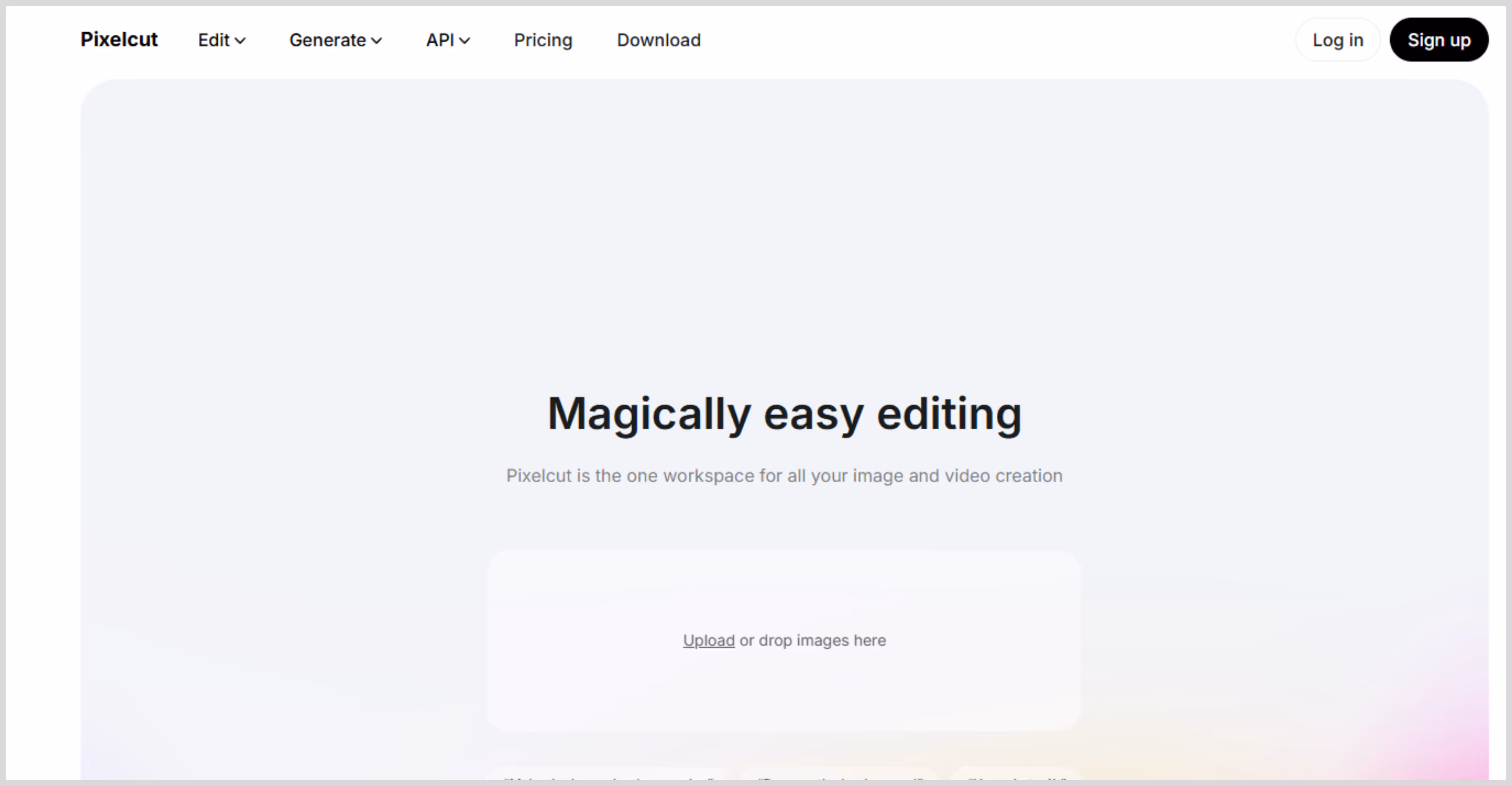 Open pixelcut browser